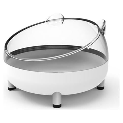 Contenedor de Baño de Arena Meow&Woof 16.5 cm Blanco