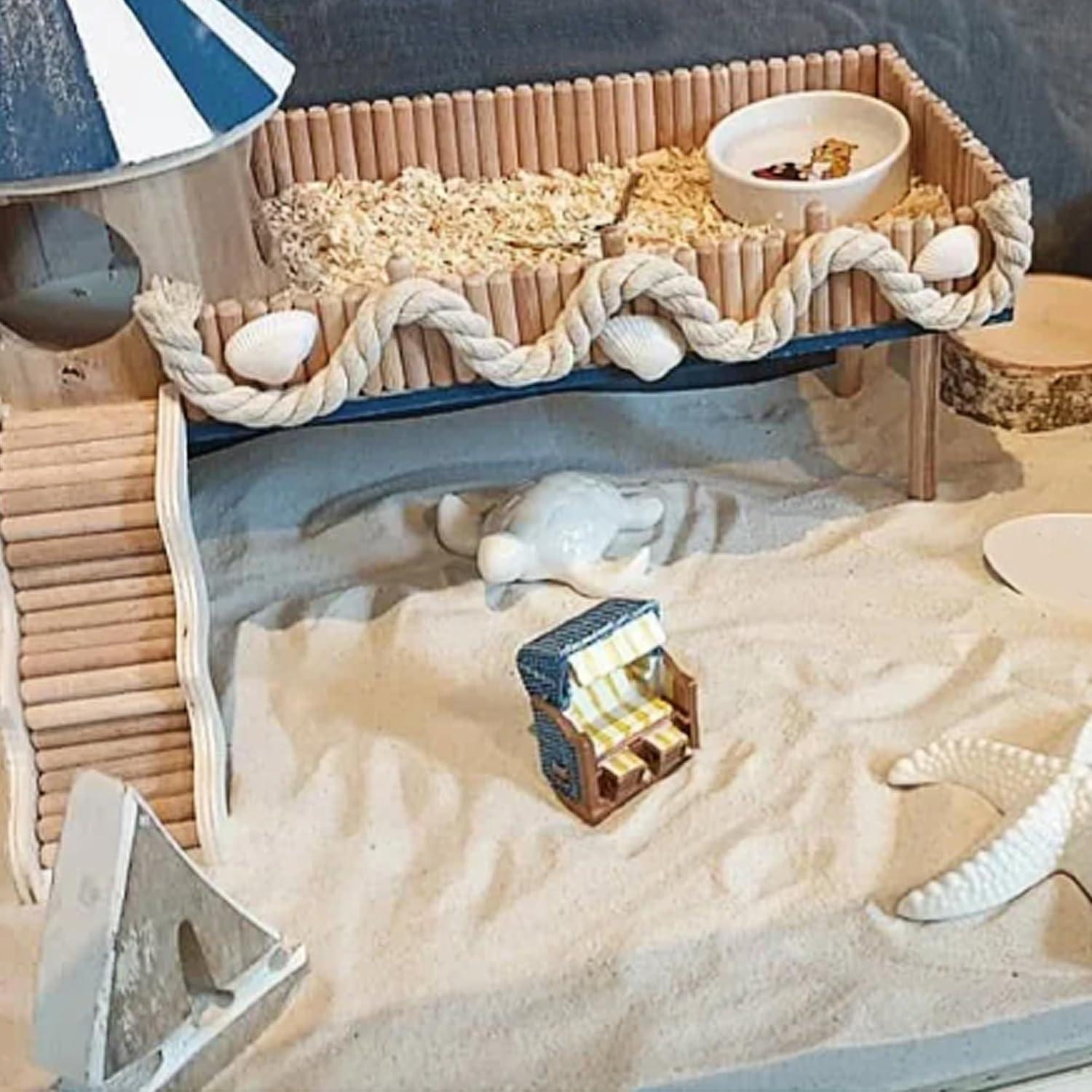 Arena de Baño Natural DR.DUDU 1.27kg para Hámster y Pequeños