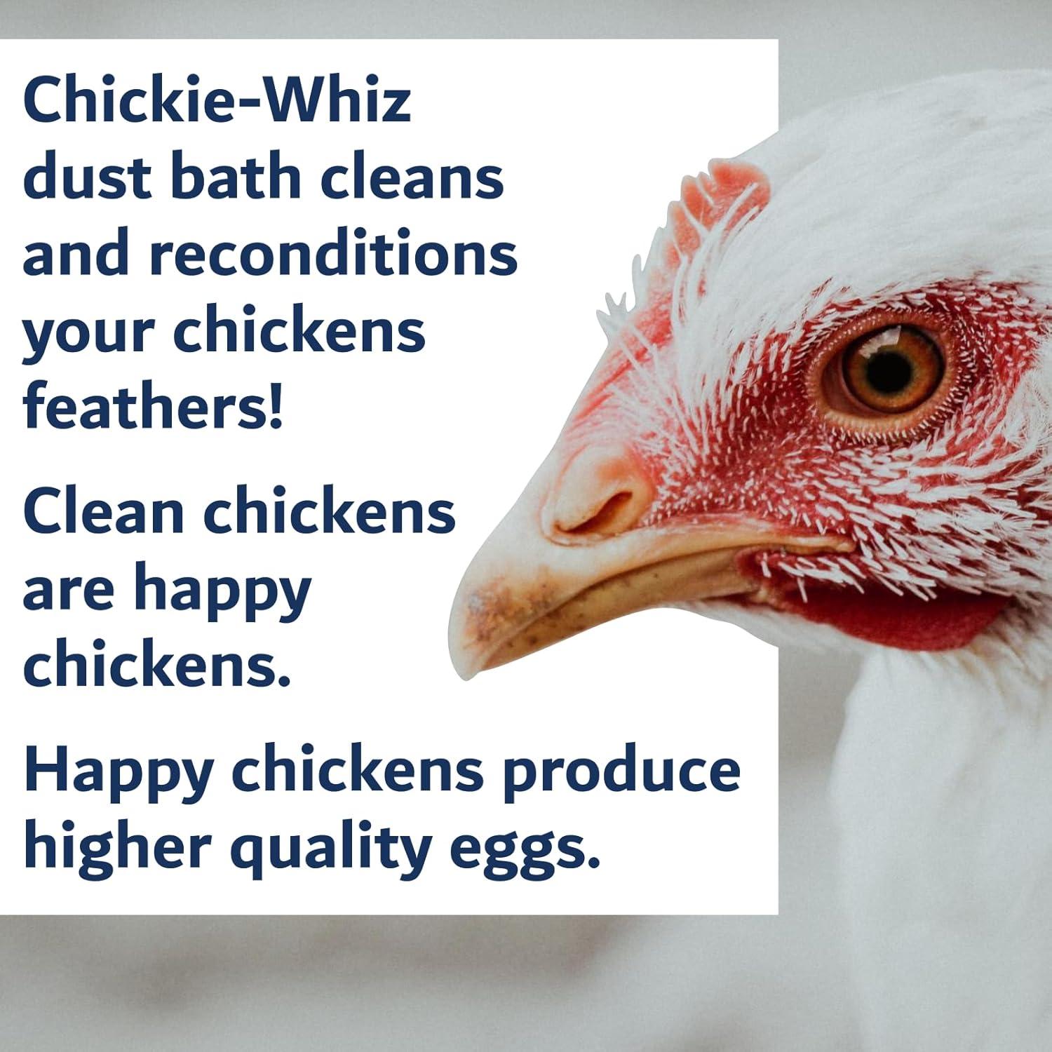 Baño de Polvo Natural para Gallinas Chickie Whiz 2.49 kg