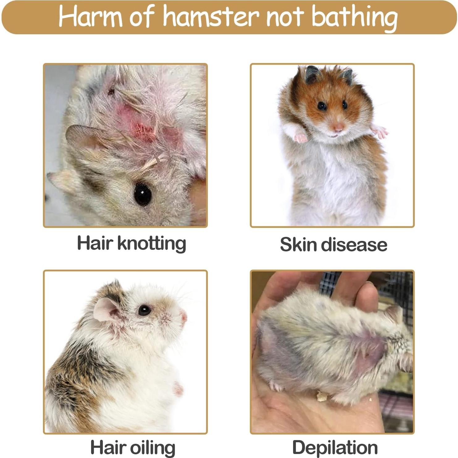 Arena de Baño Natural para Hámster MUYG 2.3kg Libre de Polvo