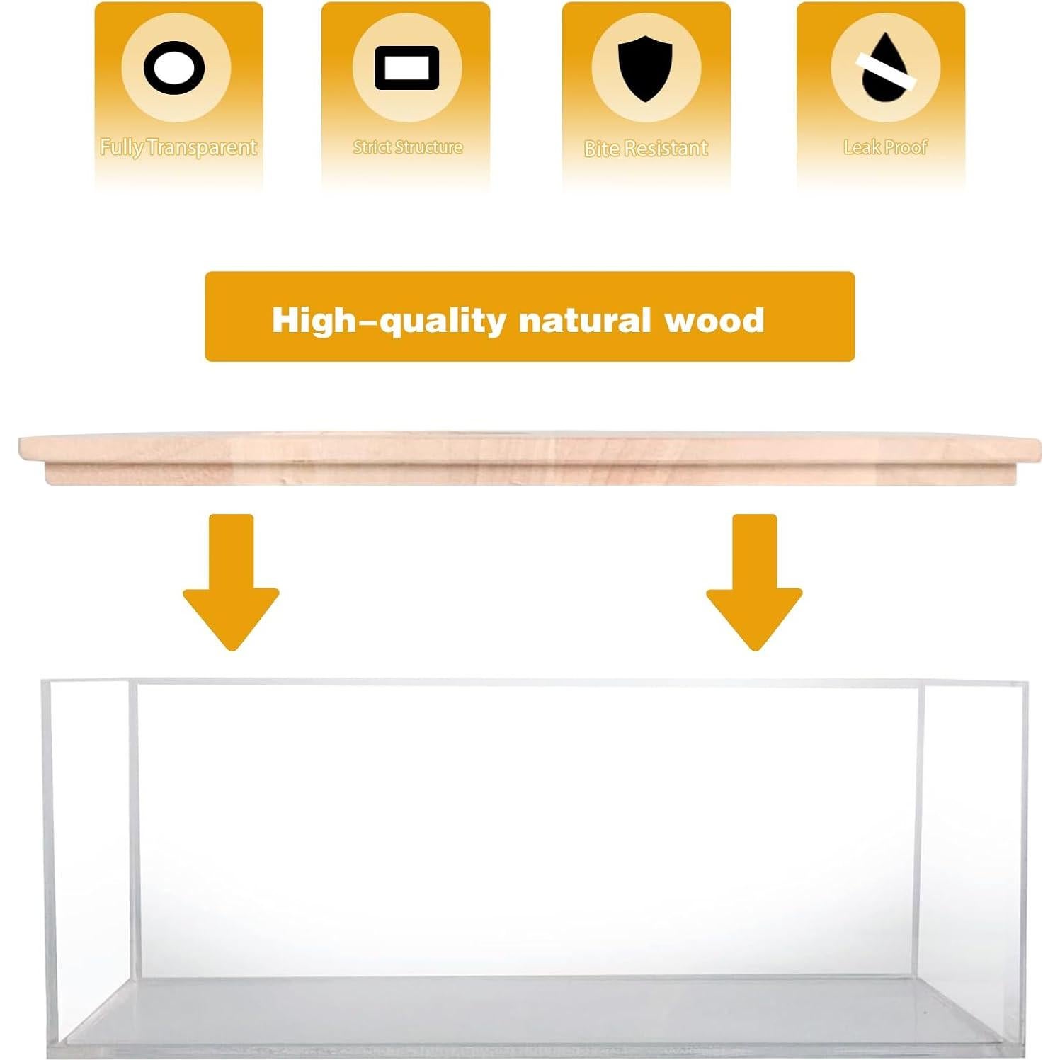 Contenedor de Baño de Arena para Hámster Guleite Rectángulo Pequeño