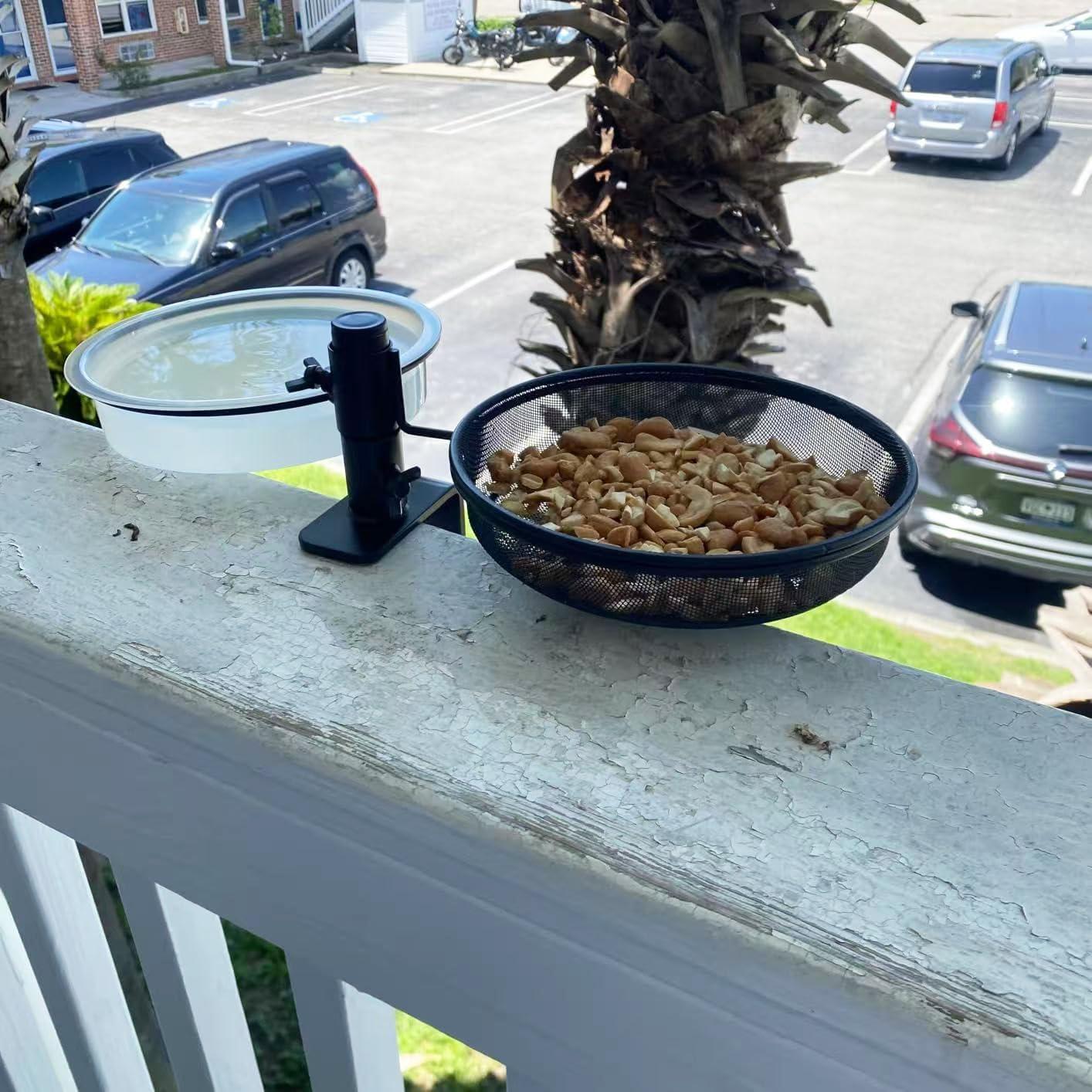 Bandejas de Comederos Redondas Yojanner 2 Pcs Metal 17.5 cm