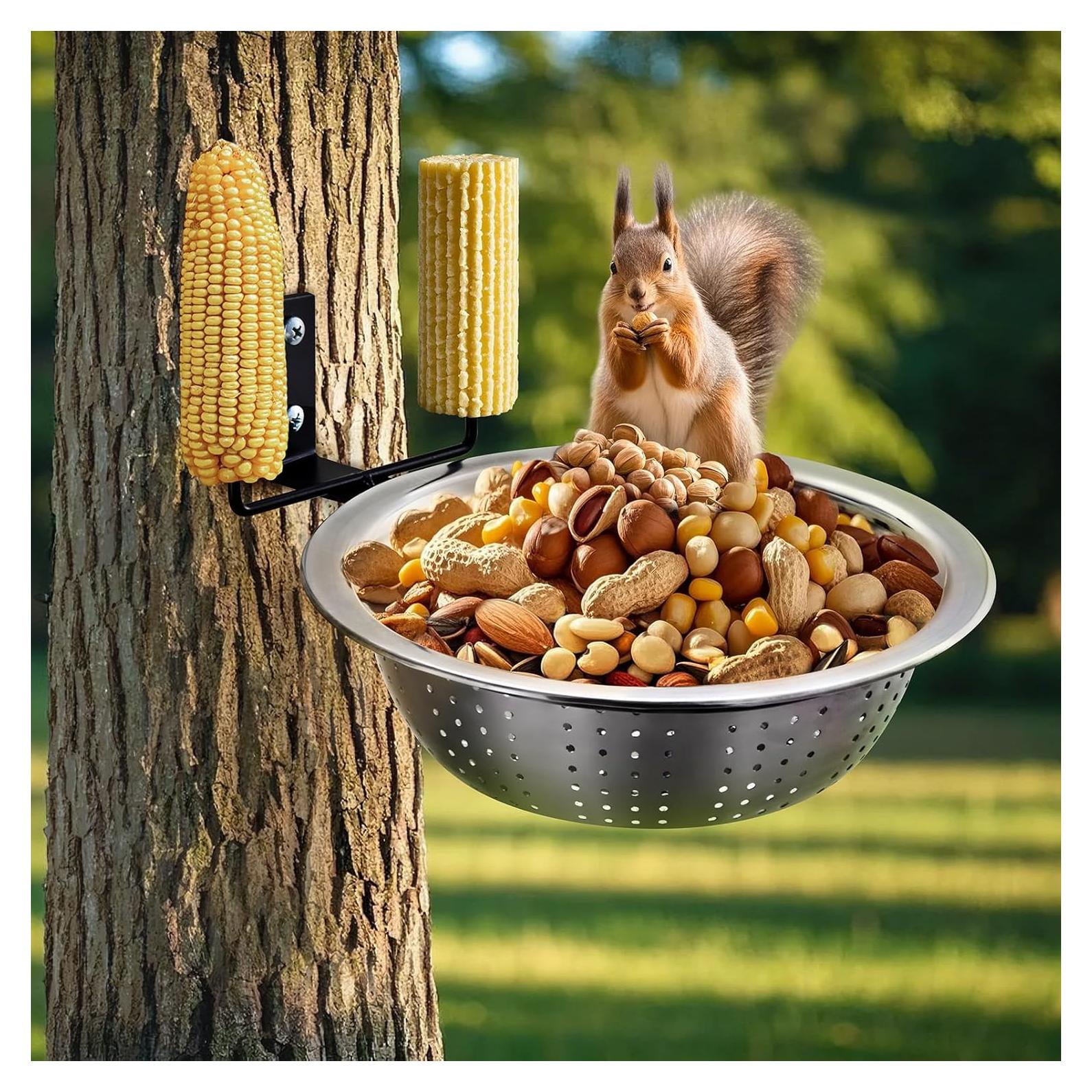 Comedero para Ardillas Hanyinails Acero Inoxidable 21.6 cm