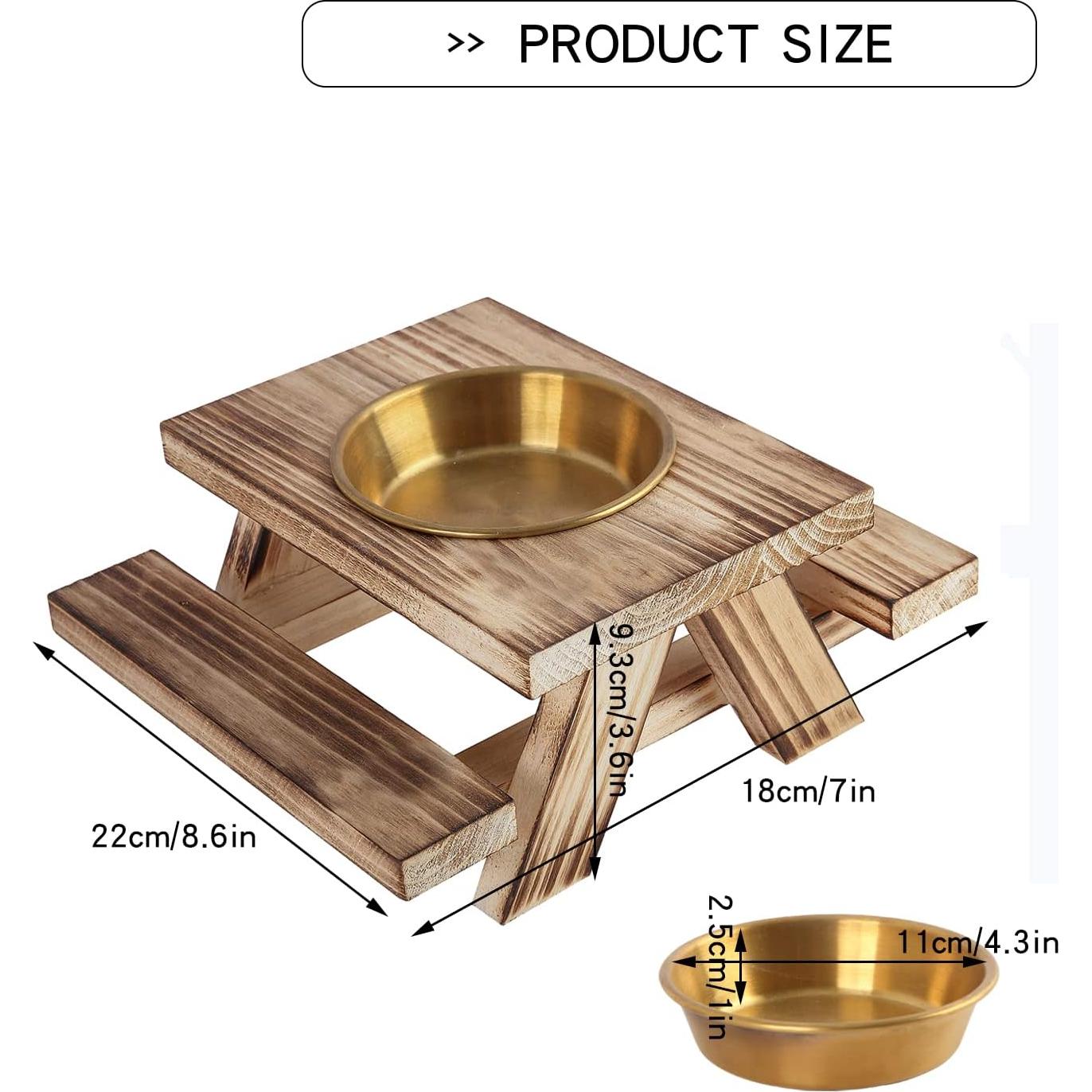 Comedero para Ardillas BalterFF de Madera 21.8x17.8 cm