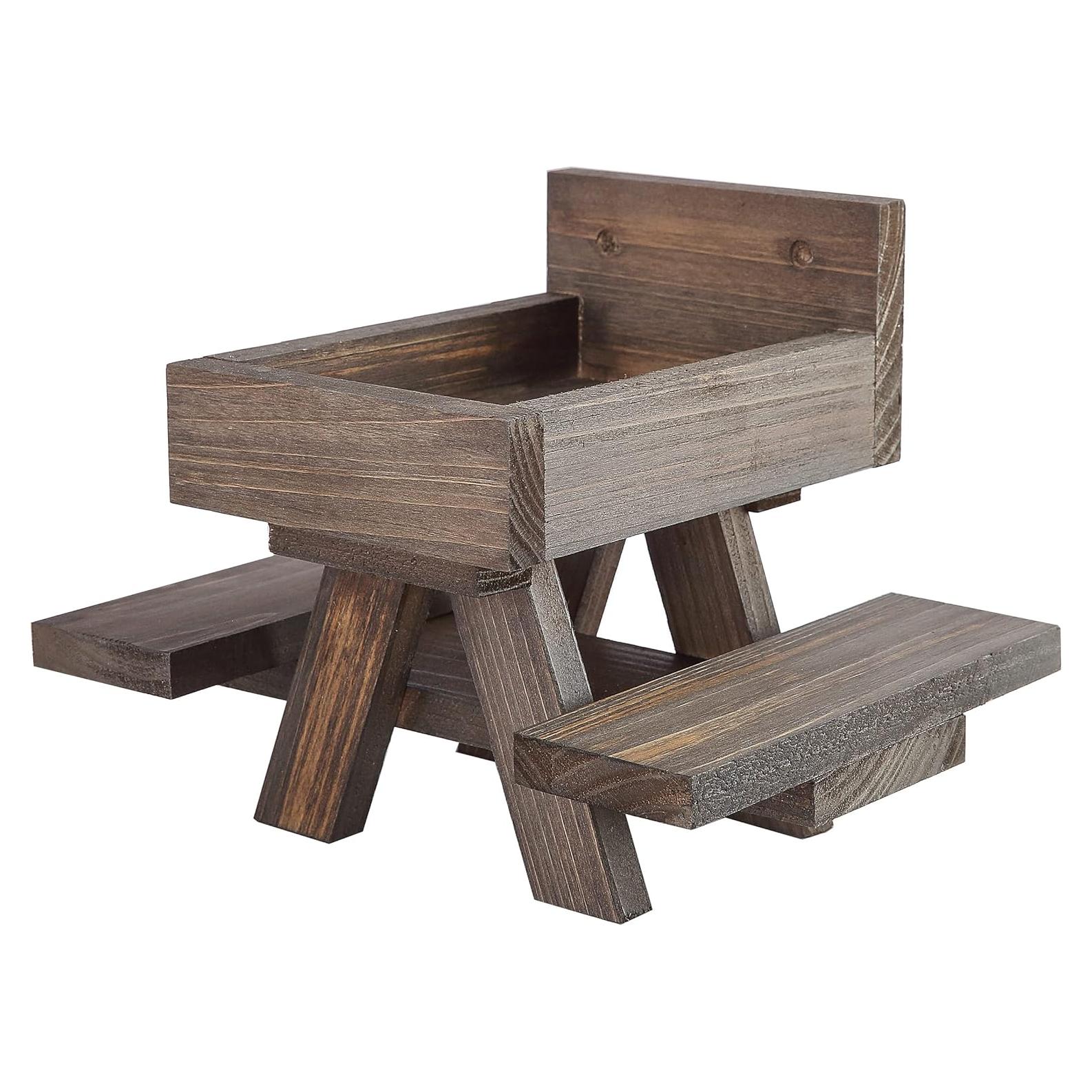 Comedero para Ardillas BalterFF de Madera Natural 24.9x18.5 cm