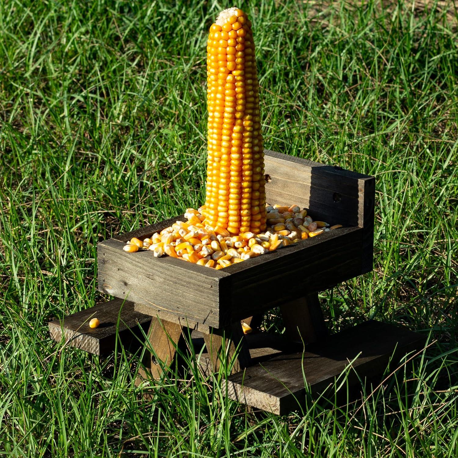 Comedero para Ardillas BalterFF de Madera Natural 24.9x18.5 cm