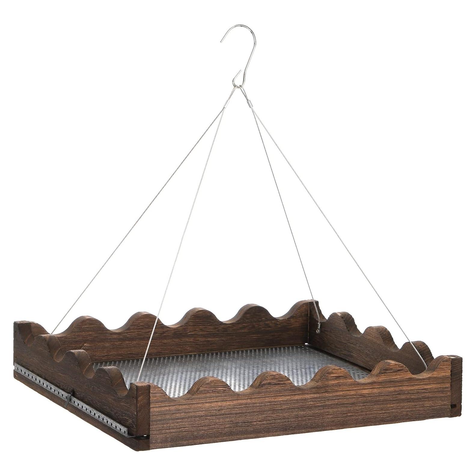 Comedero Colgante para Aves Frcctre de Madera 1.51 kg