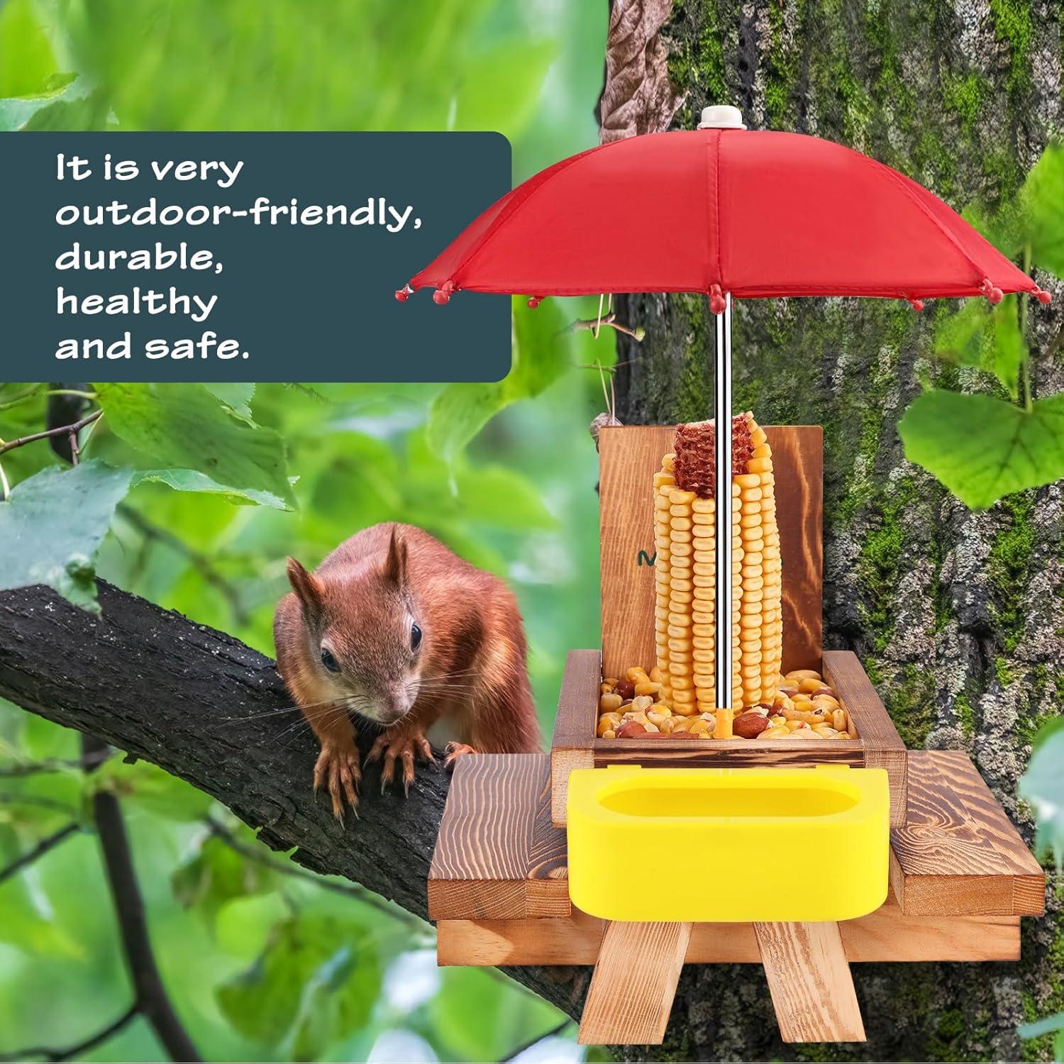 Mesa de Alimentación para Ardillas MIXXIDEA con Tazón de Agua