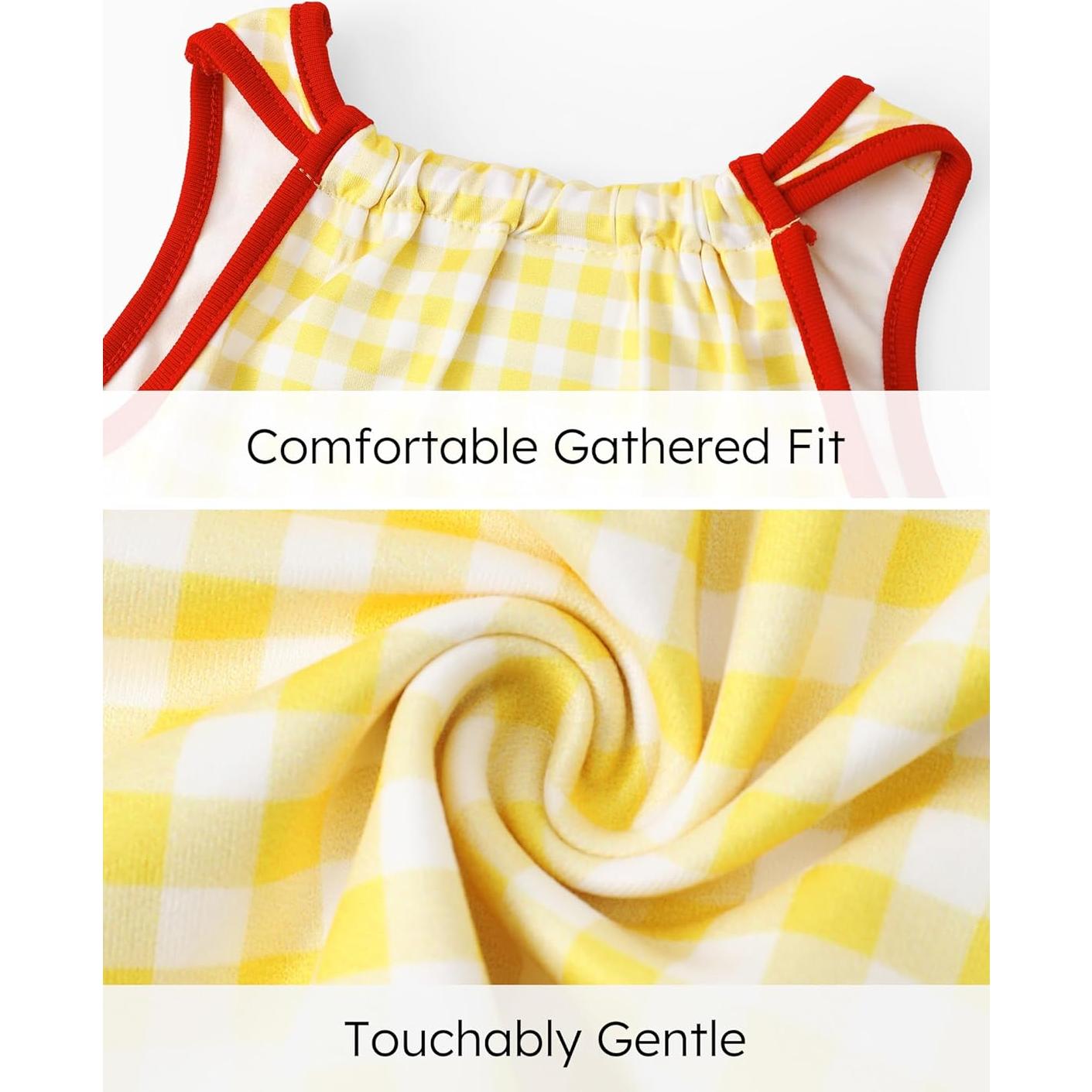 Vestido sin mangas Peppa Pig para niñas 3-4T con mariposas