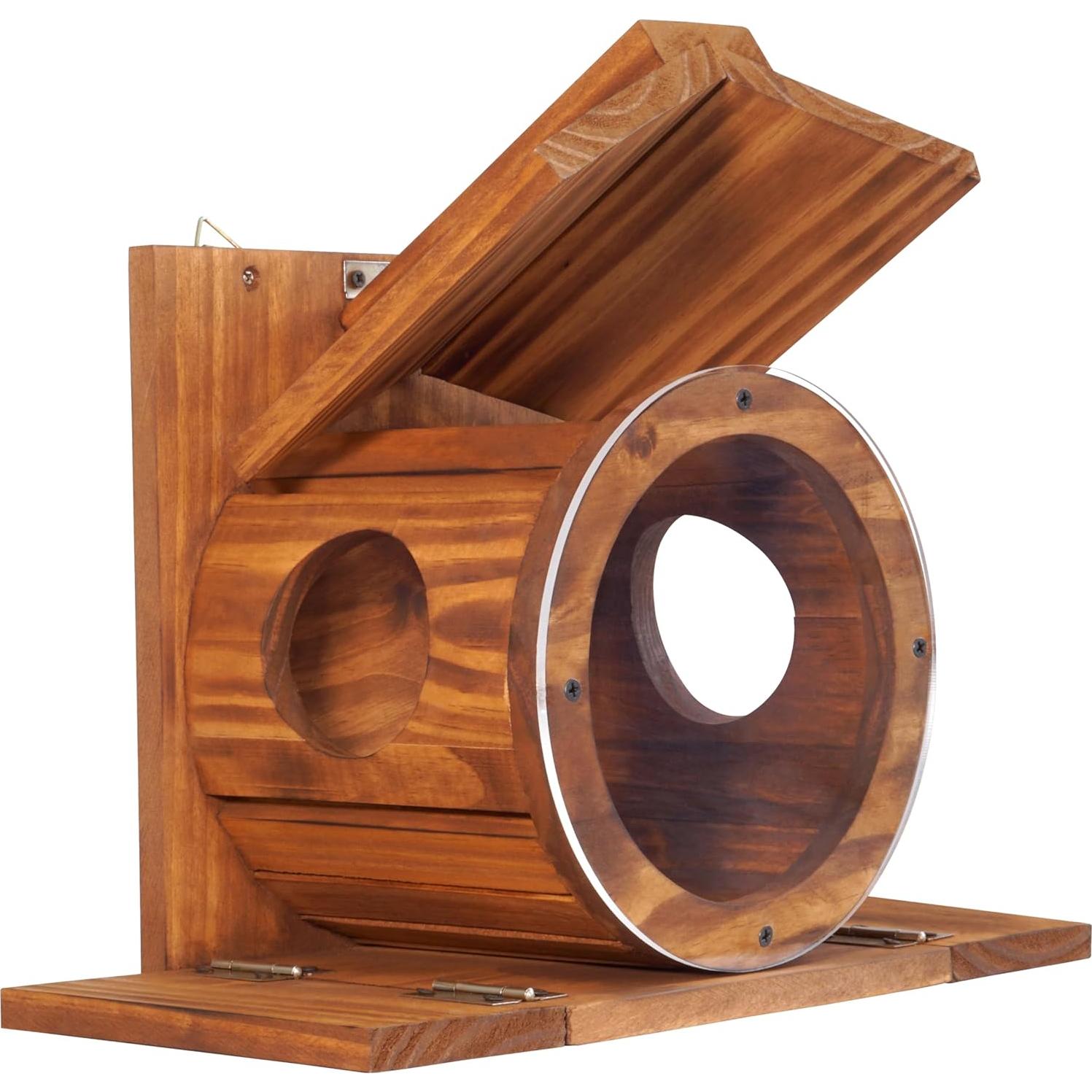 Comedero para Ardillas MIXUMON de Madera 20x17cm