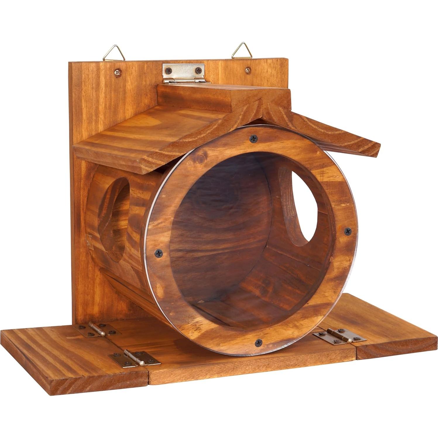 Comedero para Ardillas MIXUMON de Madera 20x17cm