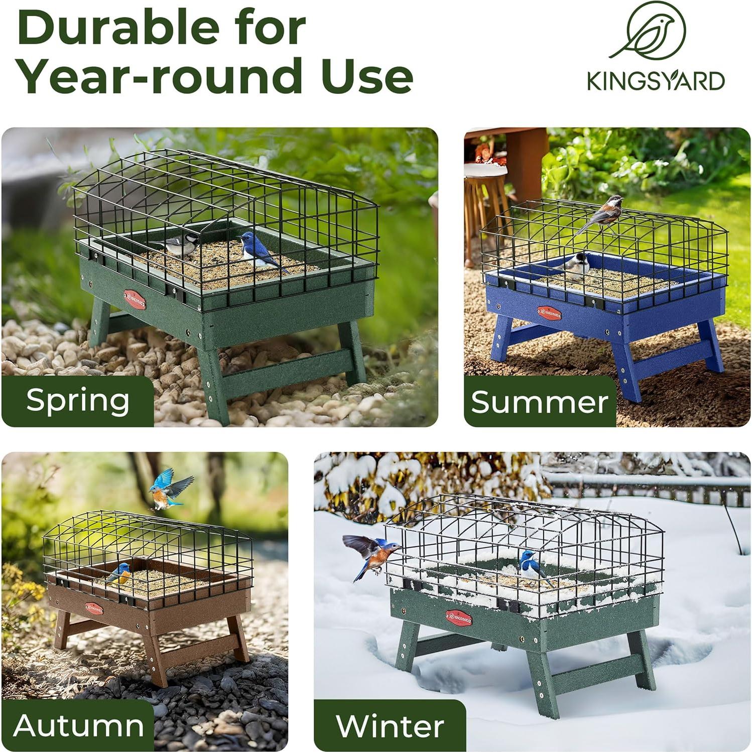 Comedero para Aves Kingsyard A Prueba de Ardillas 2.27 kg