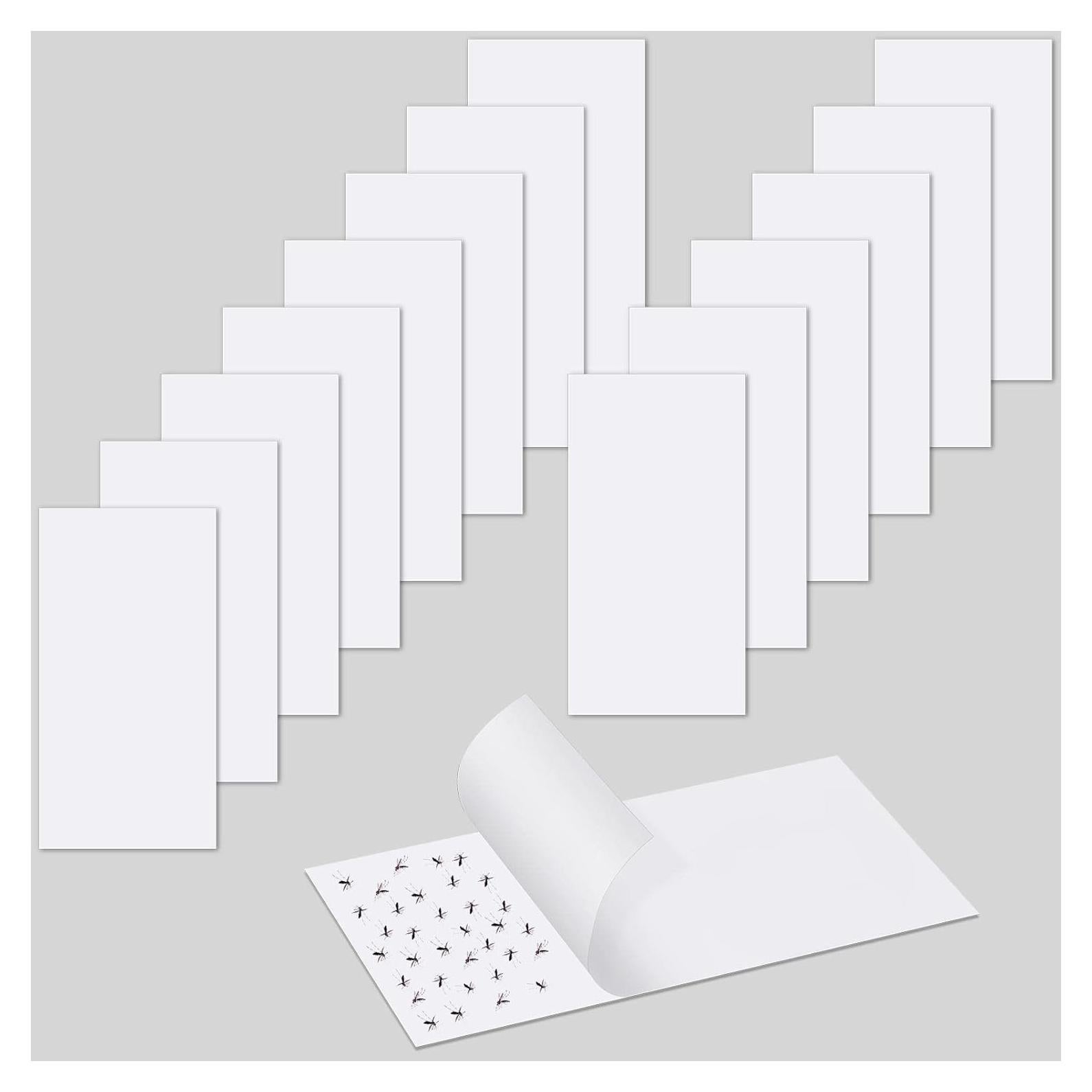 40 Tarjetas Adhesivas Kittmip para Trampas de Insectos 14.5x7.6cm