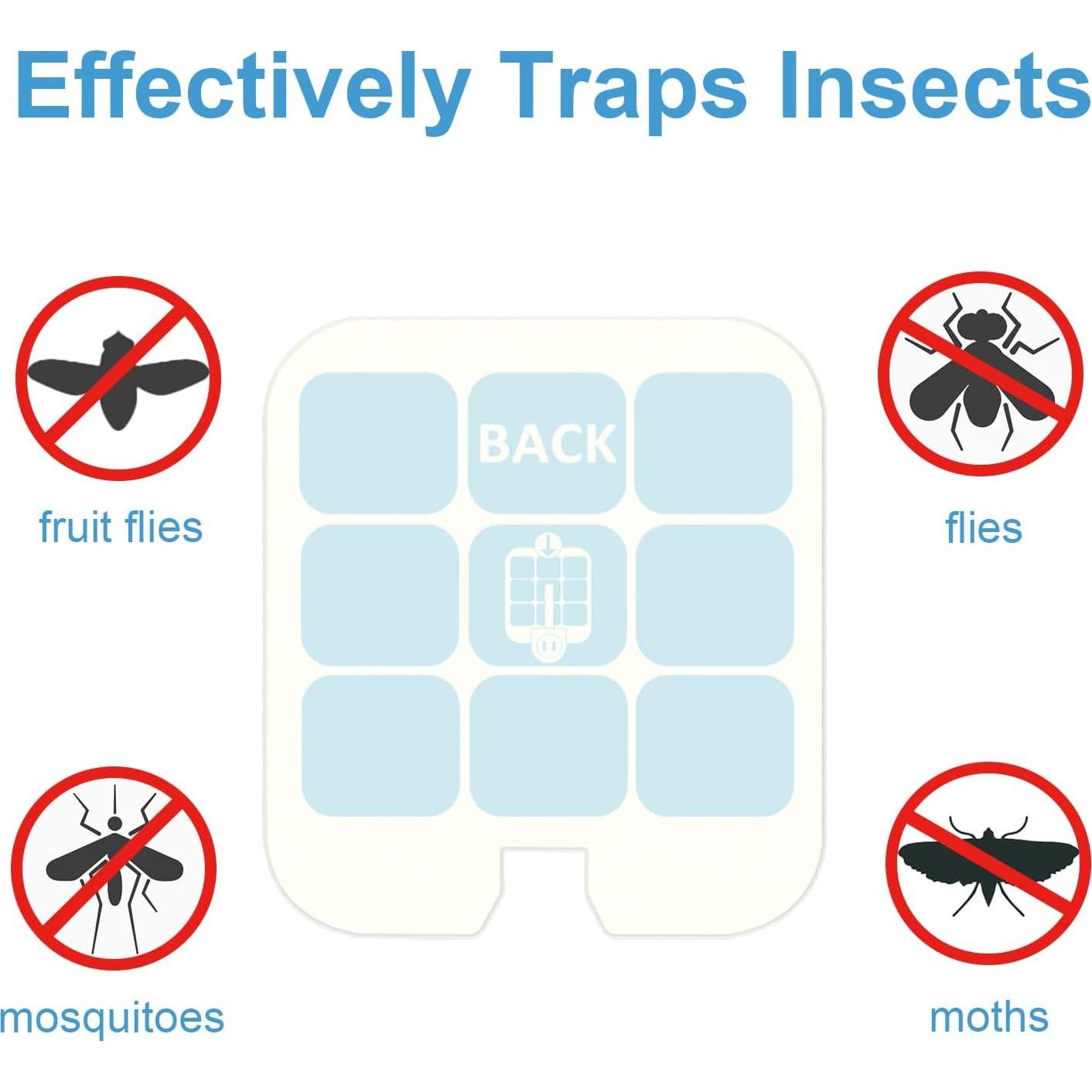 Paquete de 40 tarjetas de recarga de pegamento Shootingstar para trampa de insectos