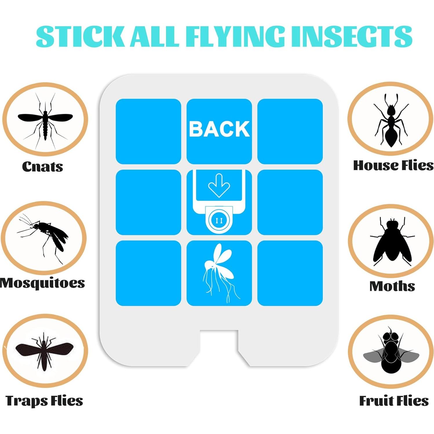 Recarga de 32 Tarjetas de Pegamento Dickinda para Trampa de Moscas