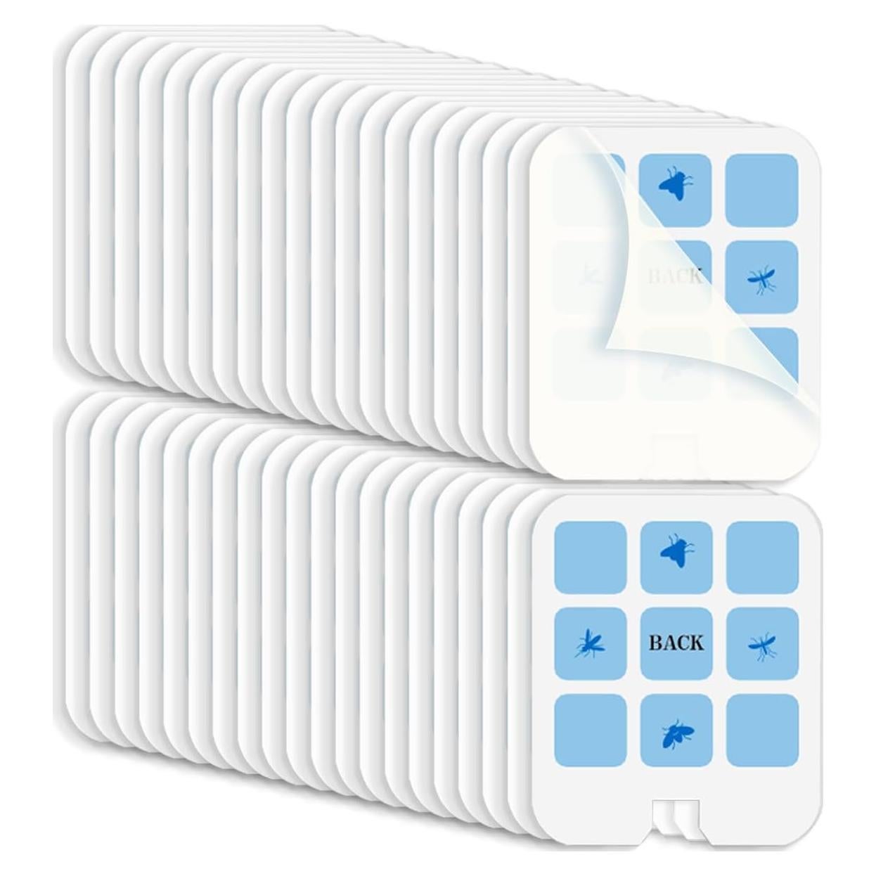 40 Tarjetas Adhesivas Reemplazo YourDaDa para Trampa Insectos