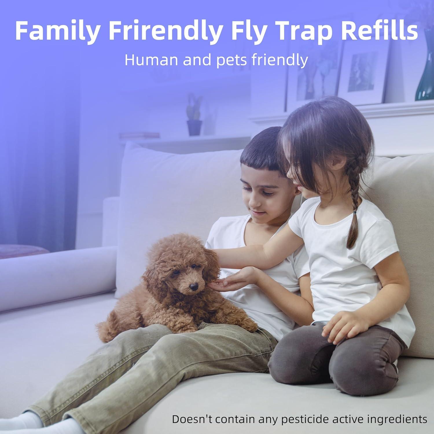 Recargas Trampa Insectos Kiwinurse UVLA1001 - 10 Tarjetas Pegajosas