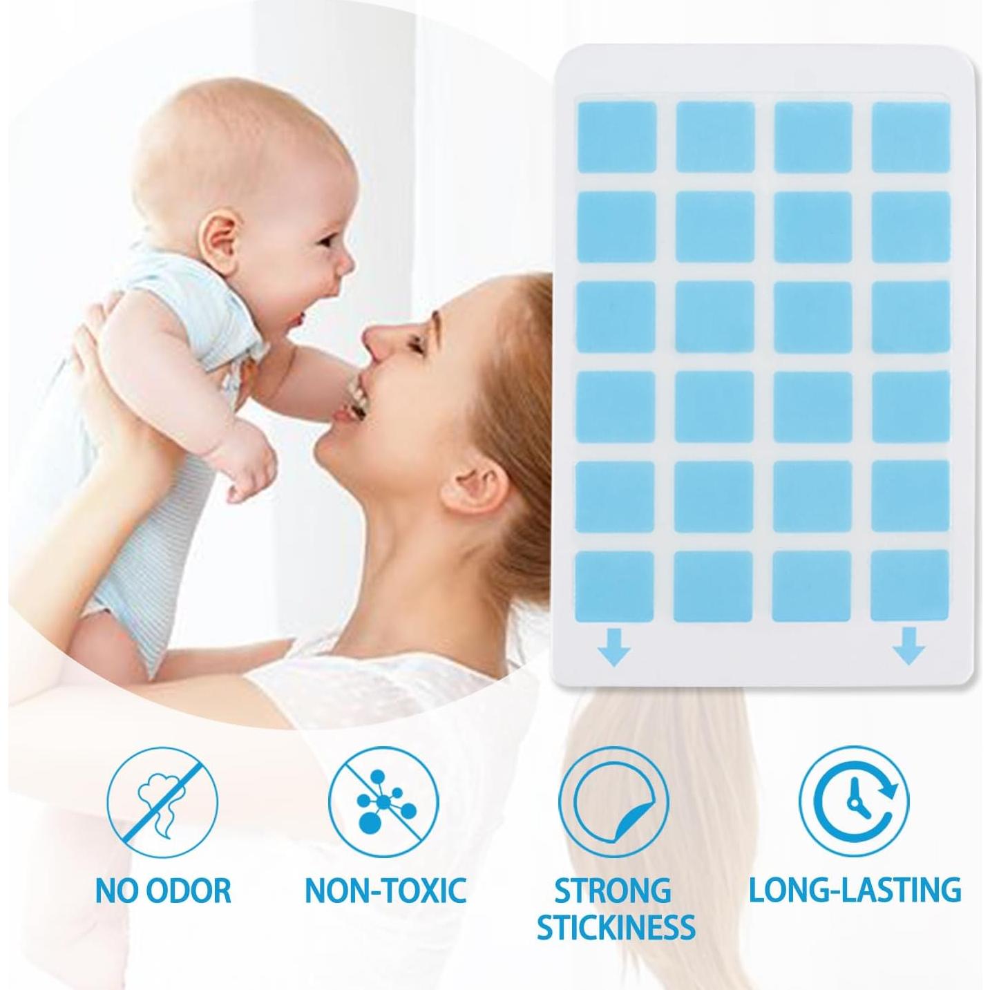 Paquete de 10 tarjetas adhesivas TOADWILL para trampa de moscas