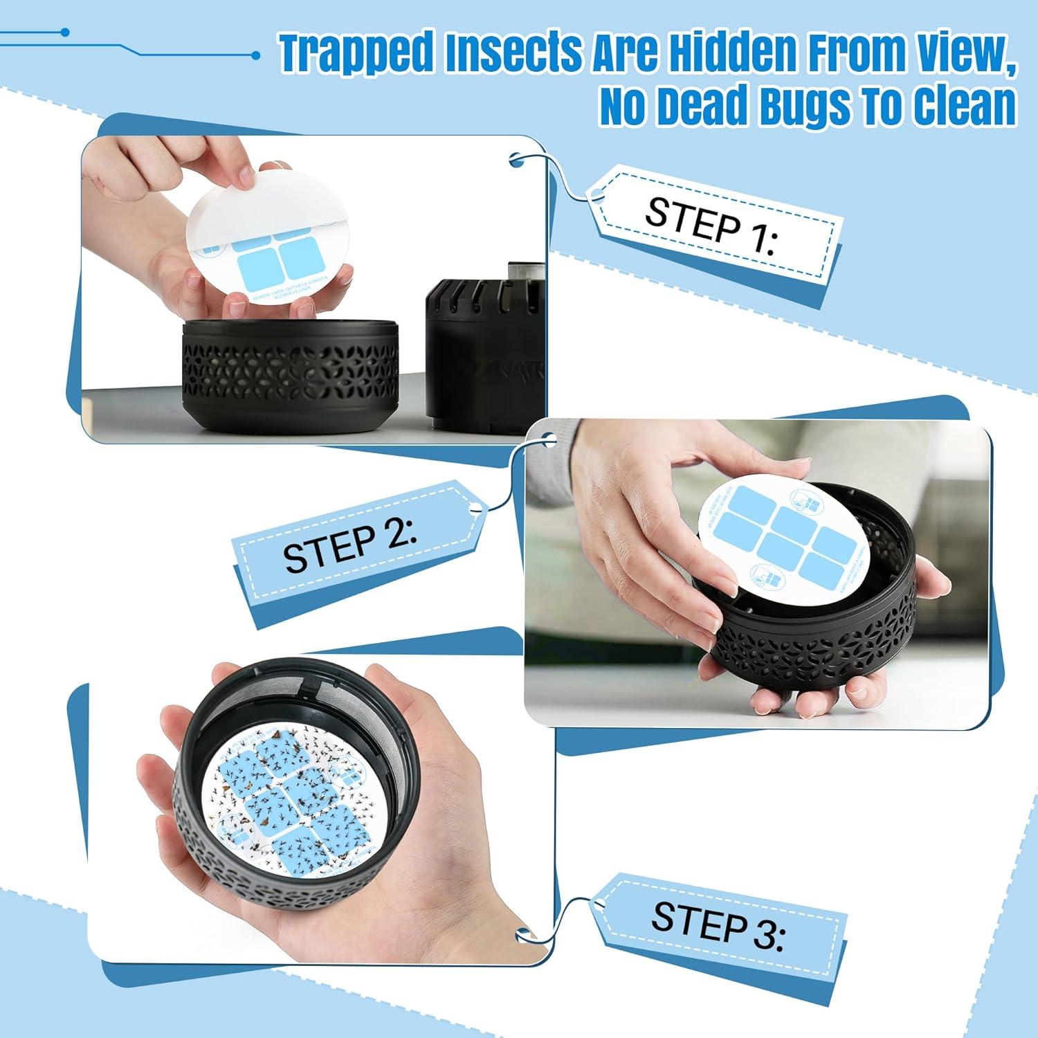 20 Tarjetas Adhesivas Reemplazo Qualirey para Trampas DynaTrap