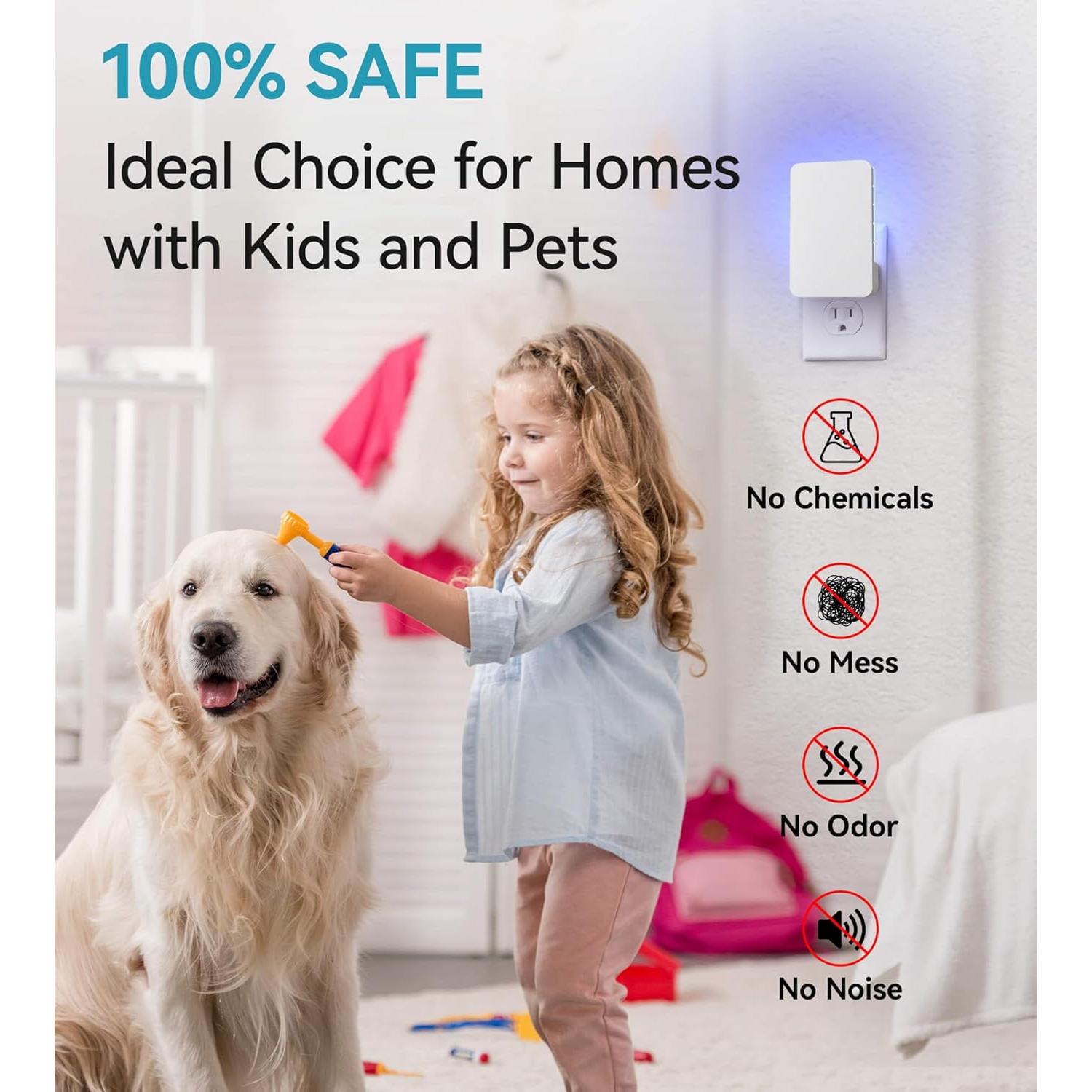 Trampa de Insectos Voladores WowCatch - 2 Dispositivos + 6 Recargas