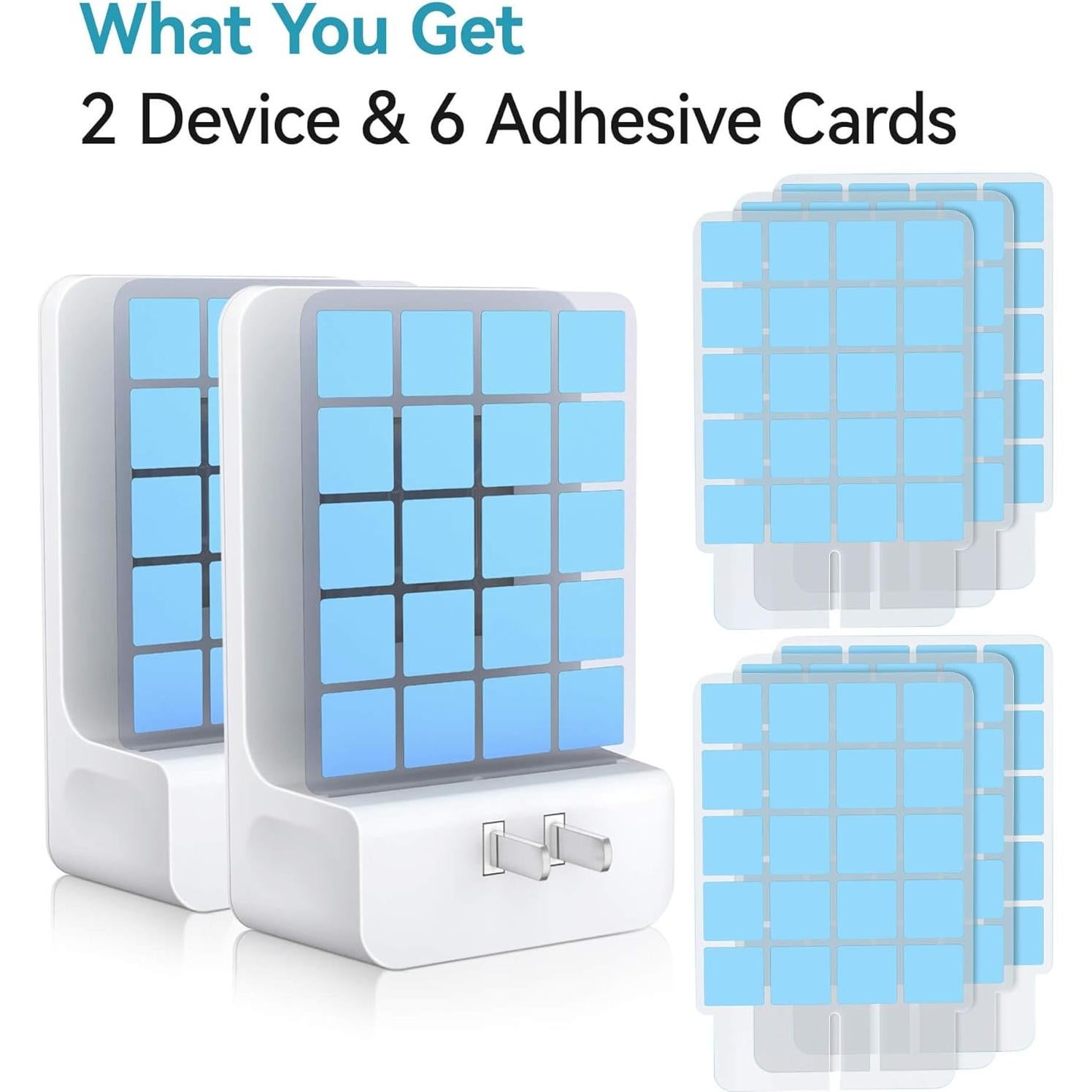 Trampa de Insectos Voladores WowCatch - 2 Dispositivos + 6 Recargas