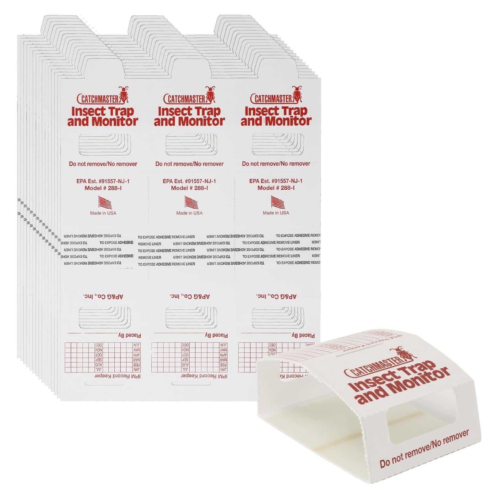 Trampas de Pegamento Catchmaster 45 Pk para Insectos y Arañas