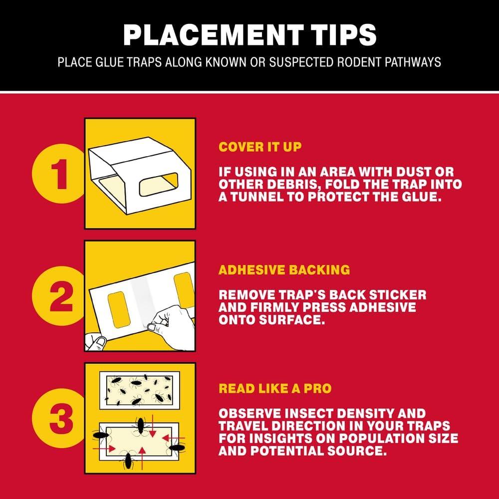 Trampas de Pegamento Catchmaster 45 Pk para Insectos y Arañas