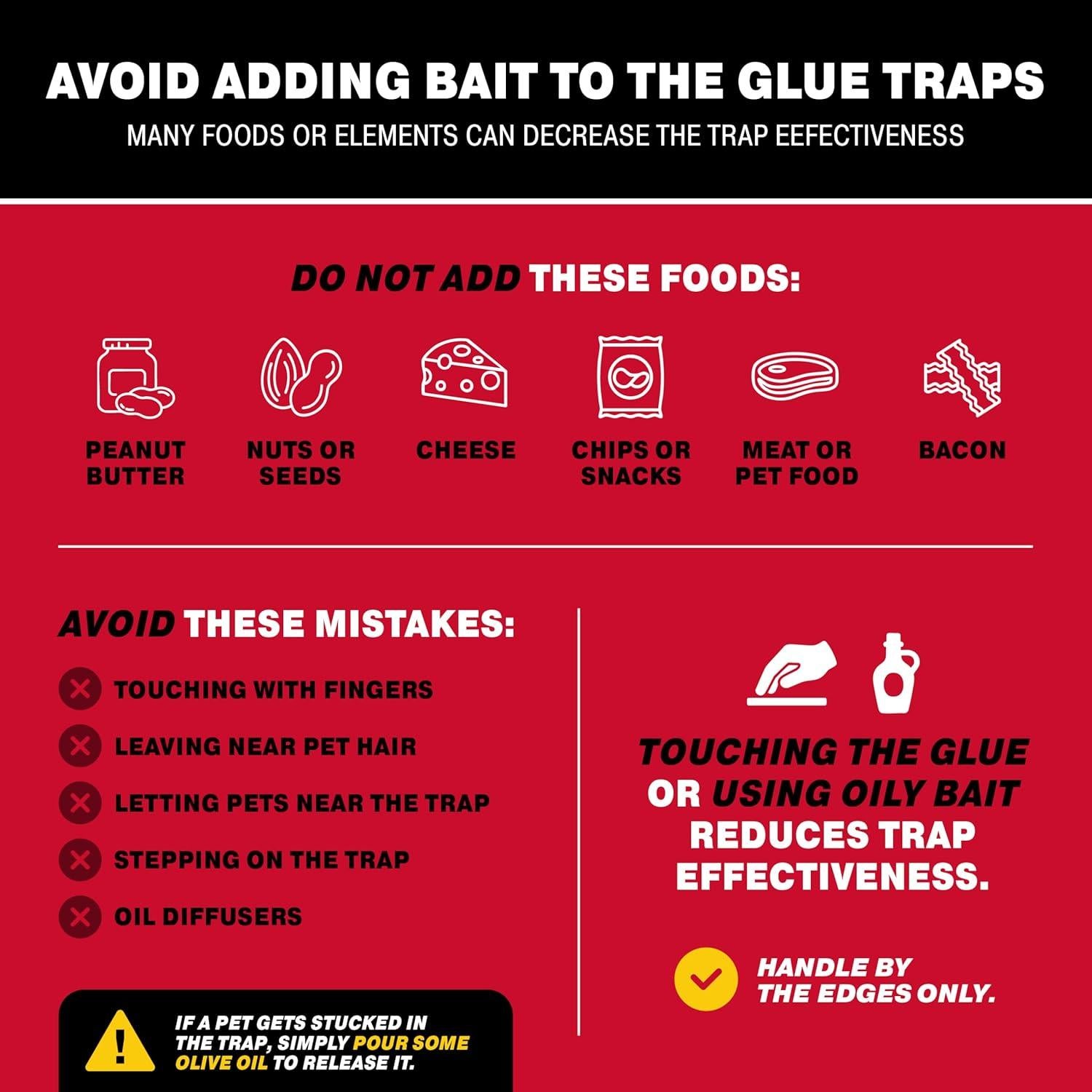 Trampa de Pegamento Catchmaster 36 Unidades para Ratones e Insectos