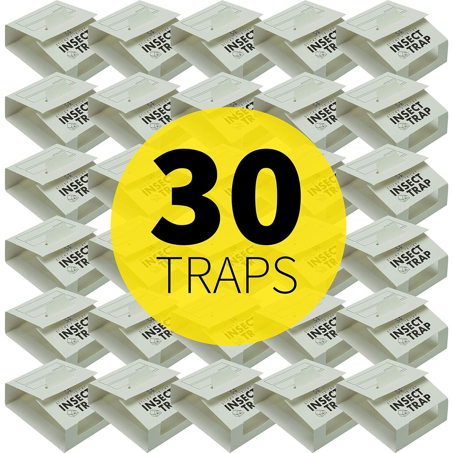 Trampas de Pegamento S&T INC. para Insectos 30 Unidades