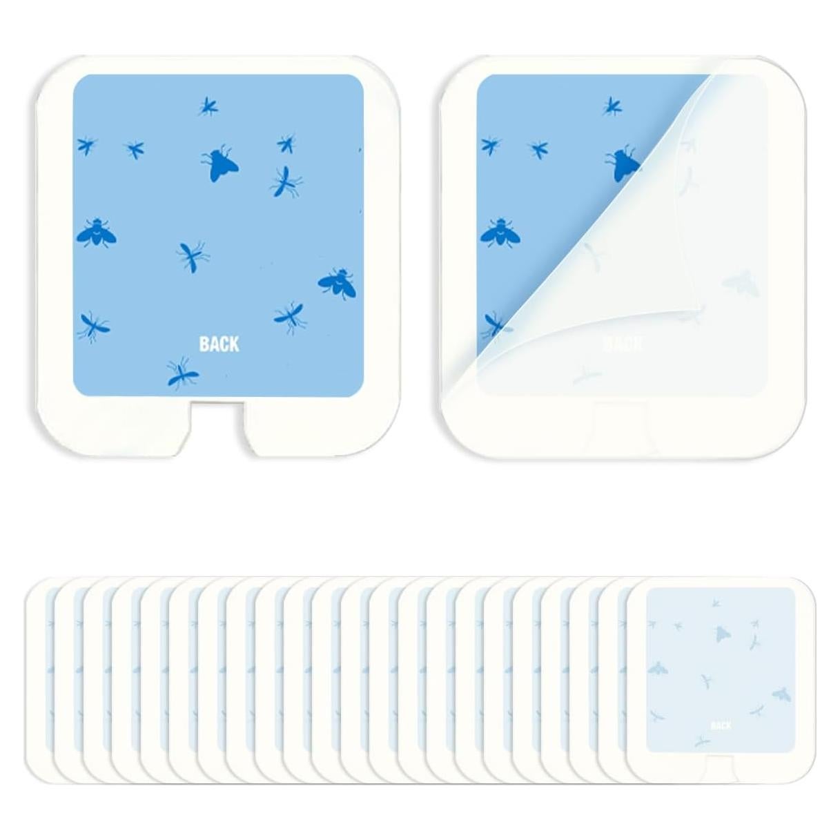 24 Tarjetas Pegajosas Cleanuper para Insectos Voladores