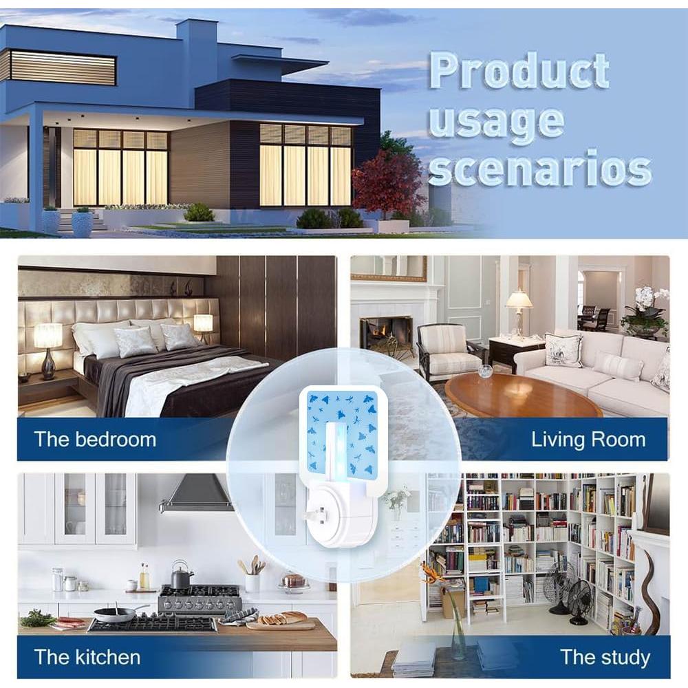 24 Tarjetas Pegajosas Cleanuper para Insectos Voladores