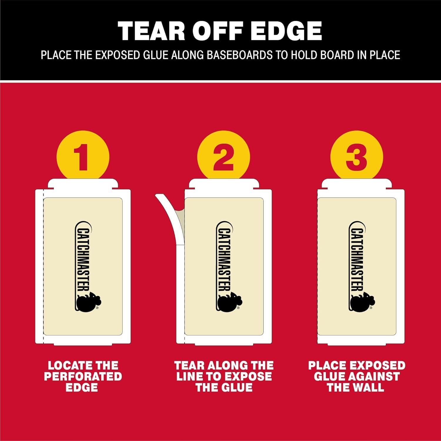 Trampas de Pegamento Catchmaster para Ratones e Insectos - 75 Unidades