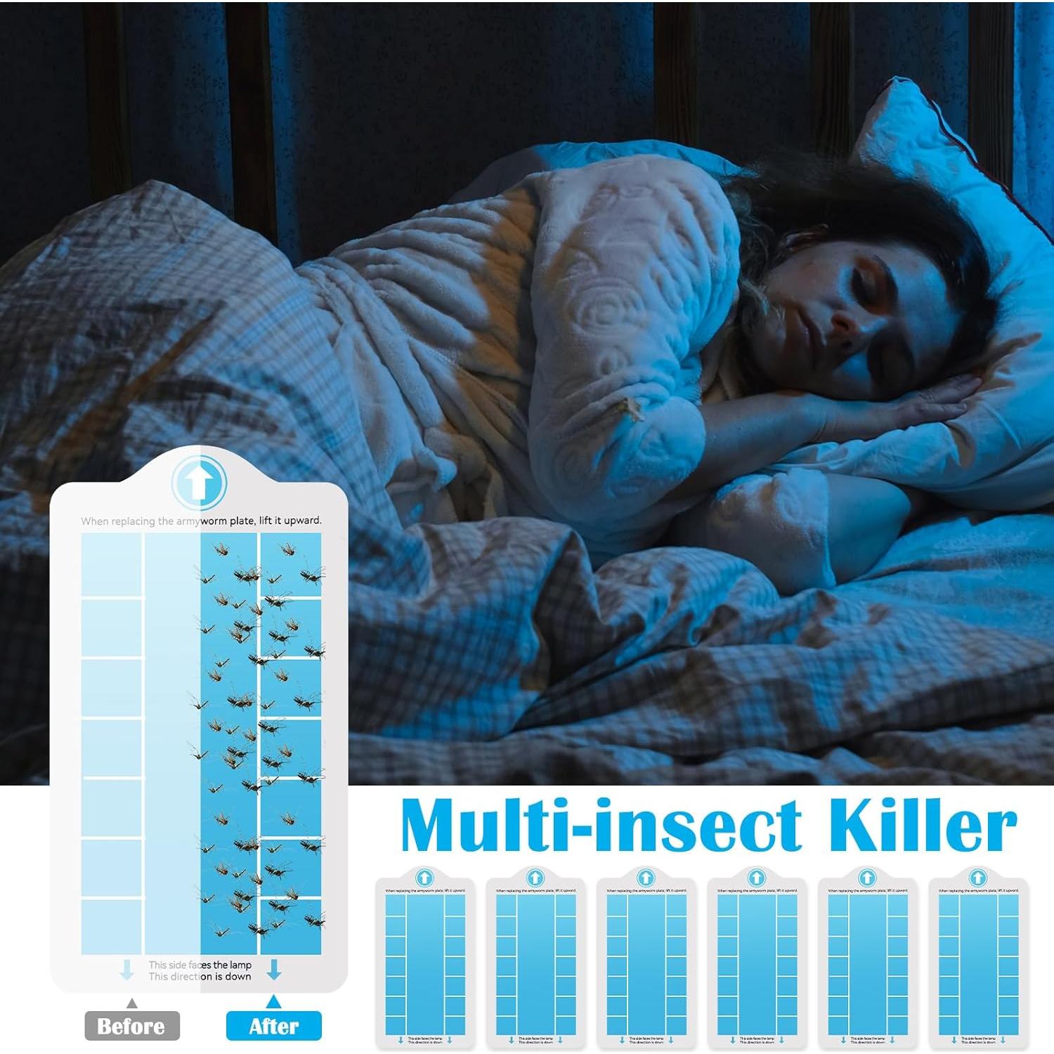 Recargas Trampa Insectos Voladores Qualirey 30 Unidades 8.2x15cm