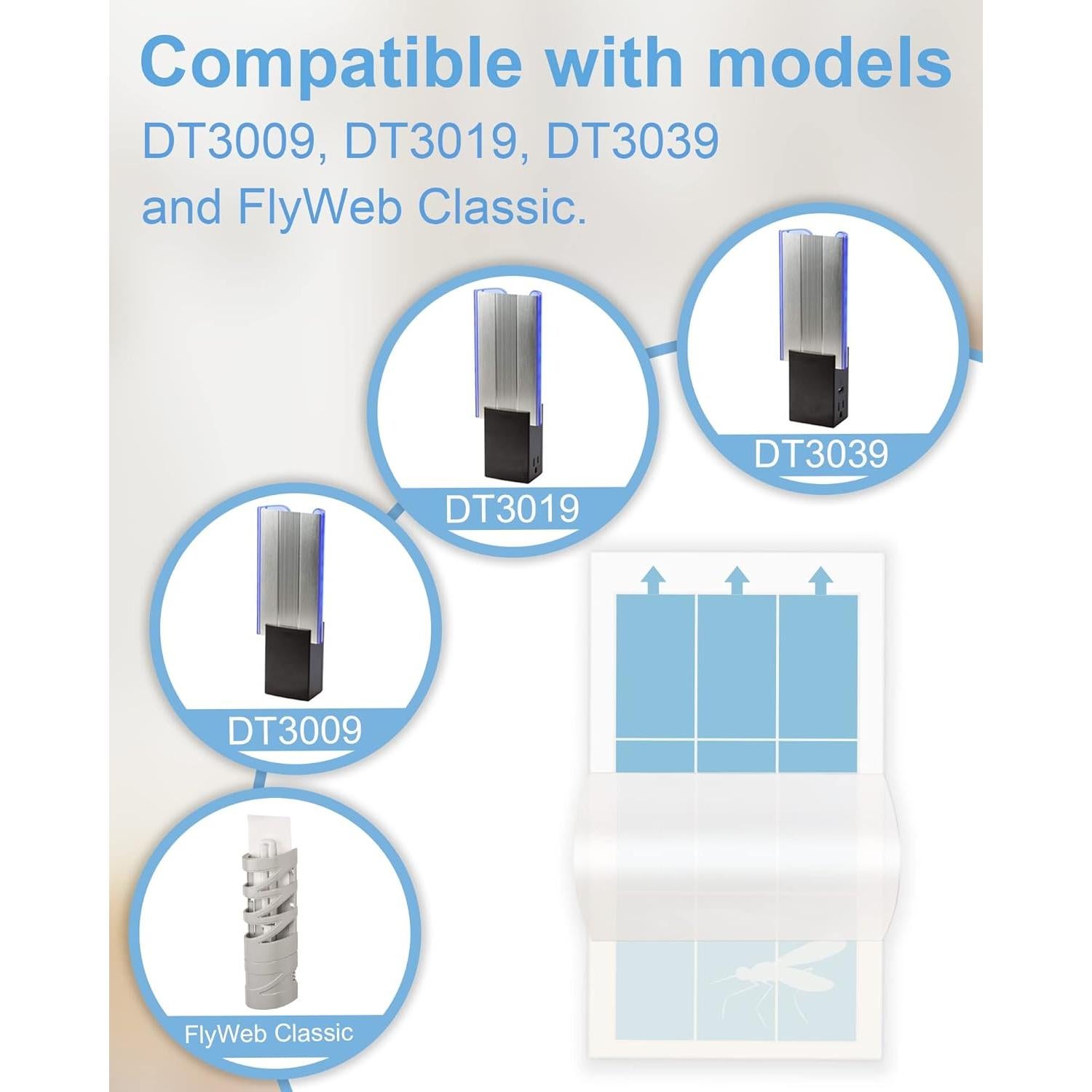 Recargas Adhesivas para Trampa de Insectos Shootingstar - 24 Unidades