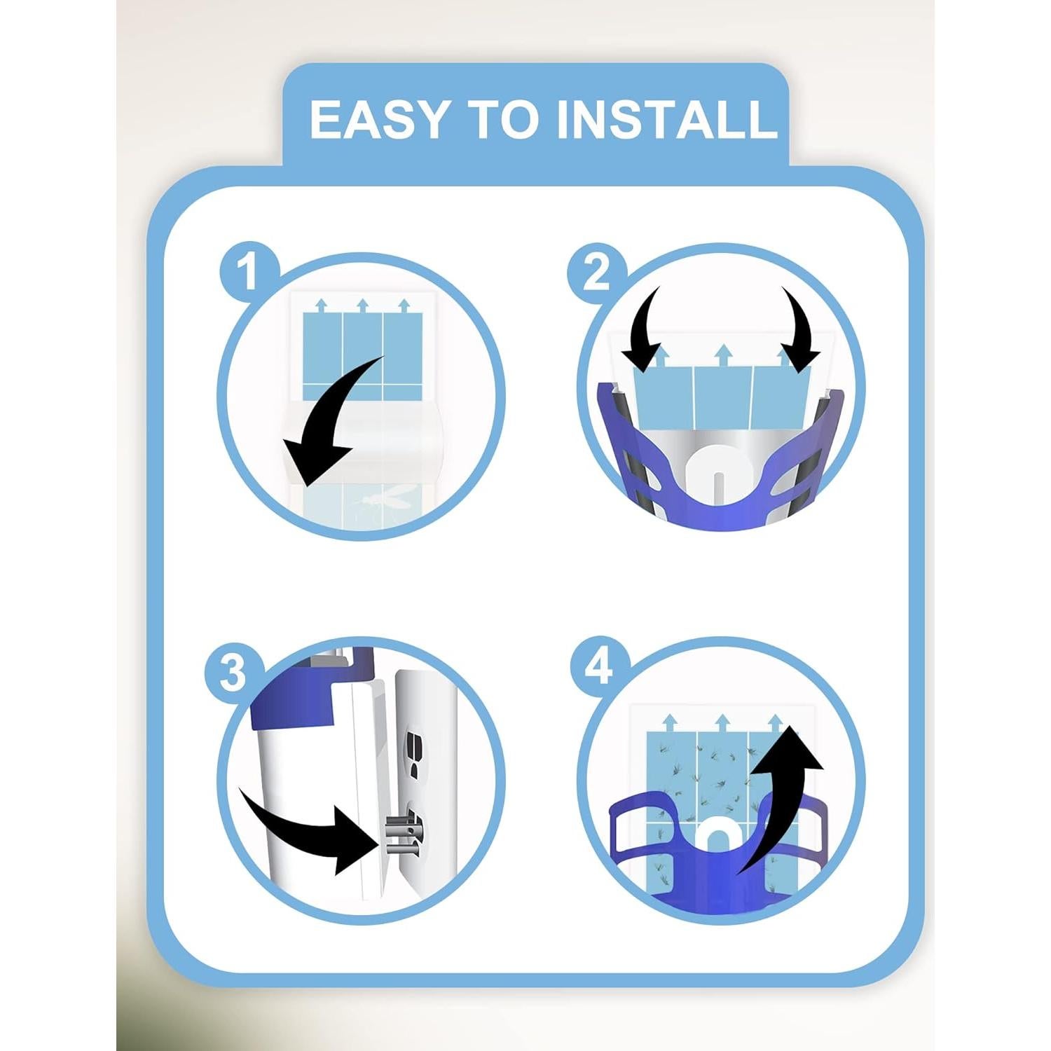 Recargas Adhesivas para Trampa de Insectos Shootingstar - 24 Unidades