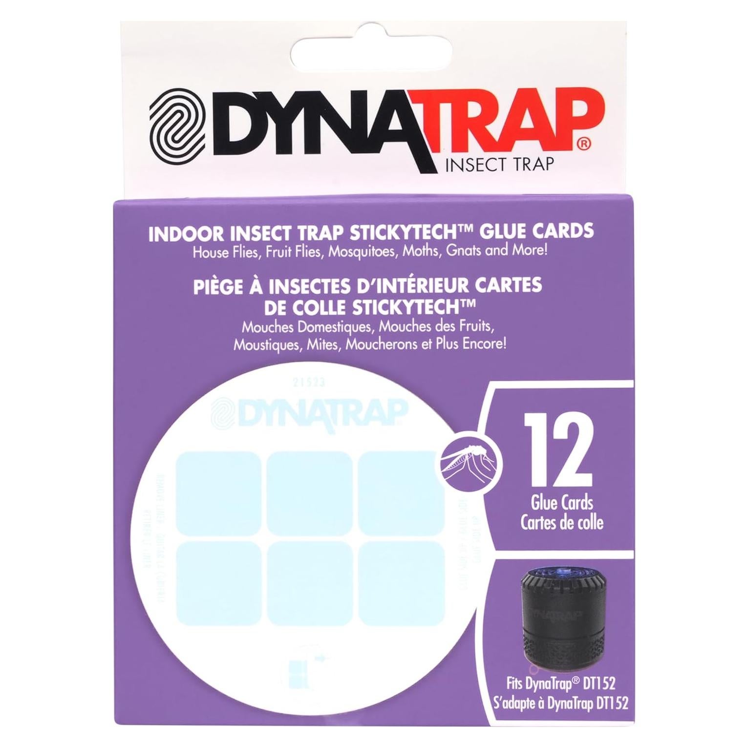 Tableros de Pegamento DynaTrap 21523 - Repuesto 12 Unidades