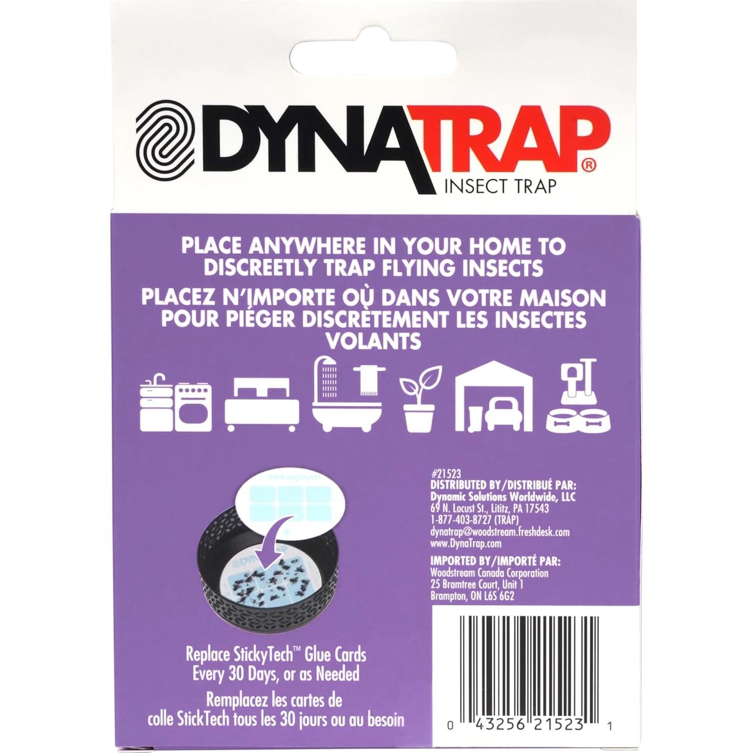 Tableros de Pegamento DynaTrap 21523 - Repuesto 12 Unidades