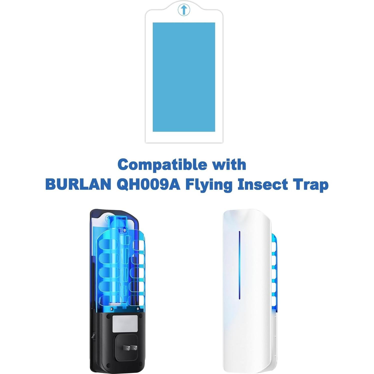 48 Tarjetas Adhesivas Reemplazo Trampa Insectos BURLAN QH009A