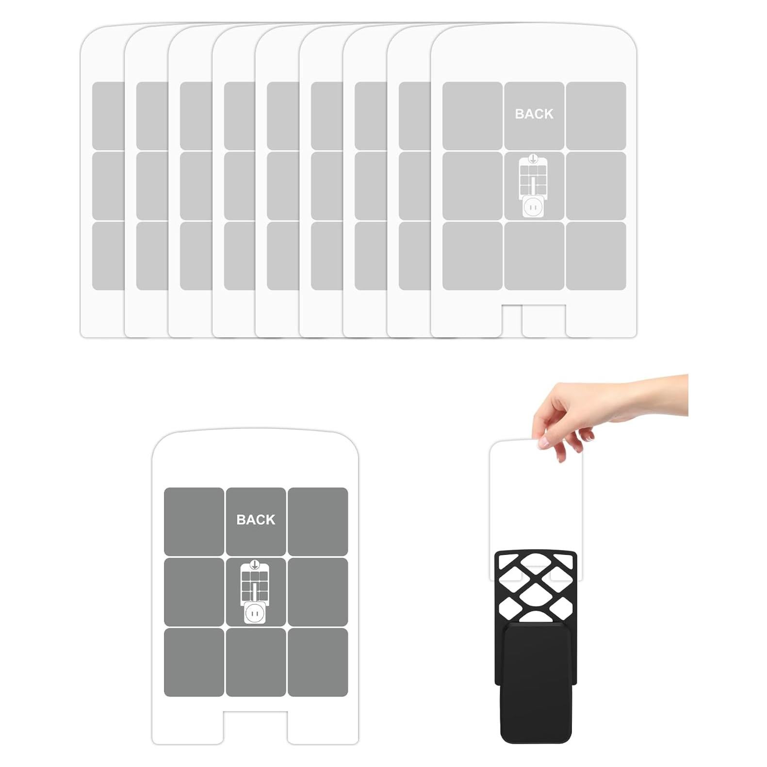 Paquete de 10 tarjetas adhesivas Dynatrap DT3007 y DT3007W