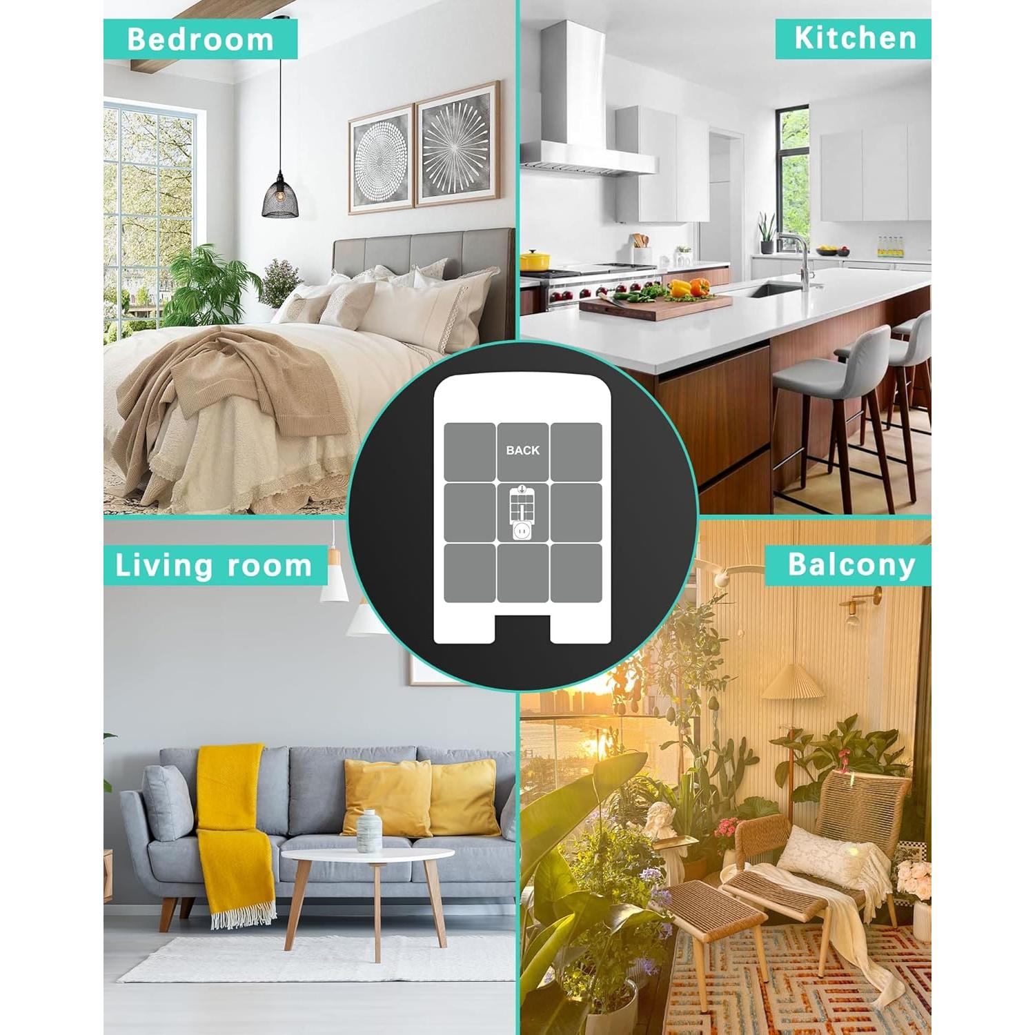 Paquete de 10 tarjetas adhesivas Dynatrap DT3007 y DT3007W