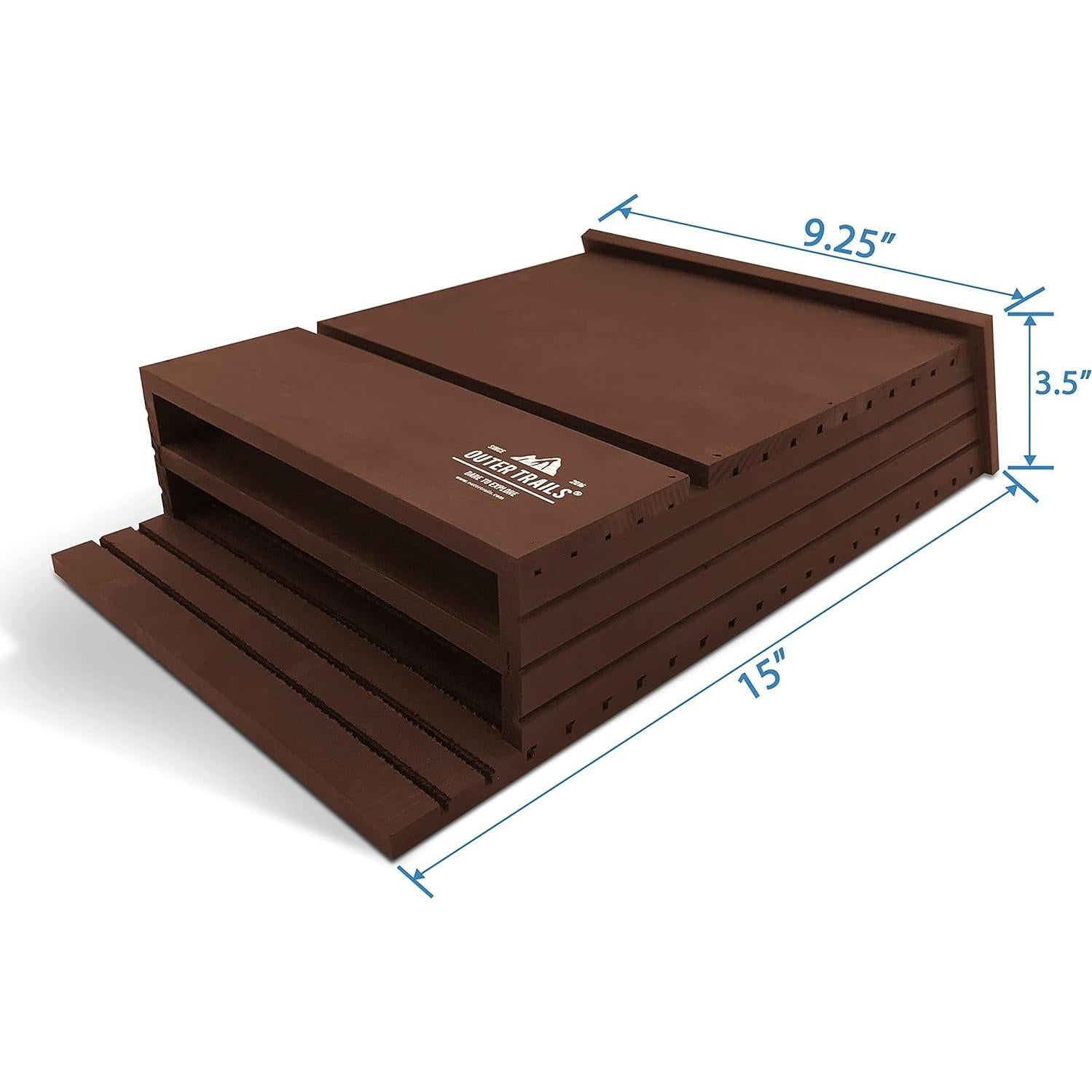 Casa para Murciélagos de Cedro Japonés Outer Trails - Marrón, Resistente a la Intemperie