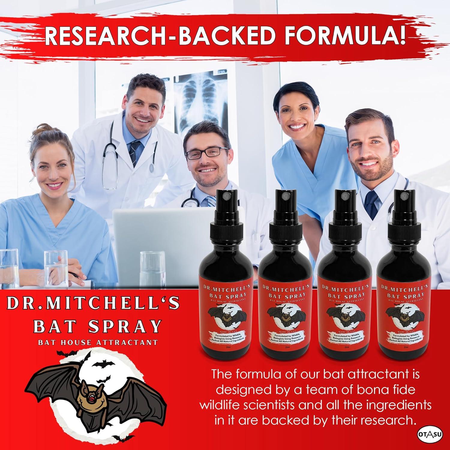 Spray Atractivo para Murciélagos Dr. Mitchell - 60ml Natural