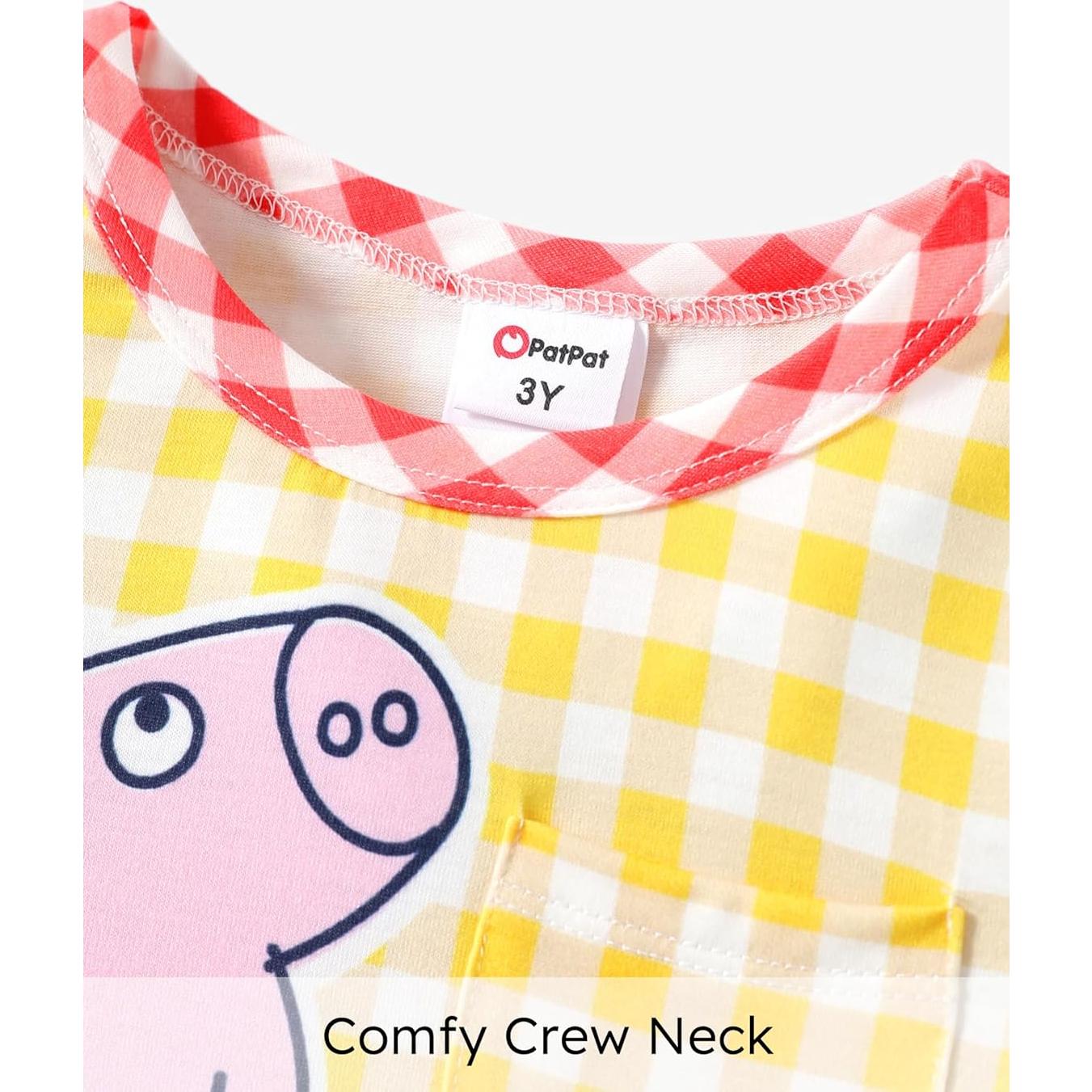 Vestido sin mangas Peppa Pig 2T amarillo con mariposas