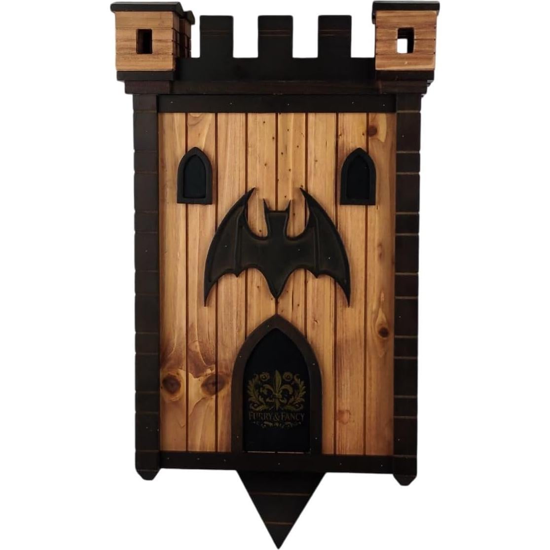 Casa de Murciélagos Furry & Fancy de Madera 2 Cámaras 80 Murciélagos