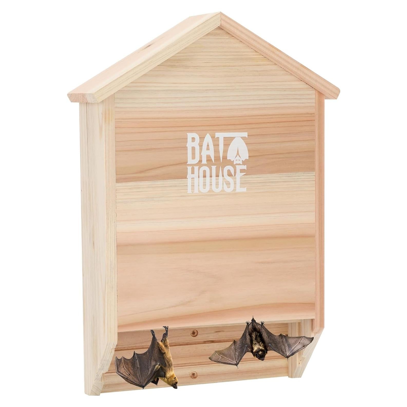 Casa para Murciélagos Sobalai de Madera de Cedro 2 Cámaras