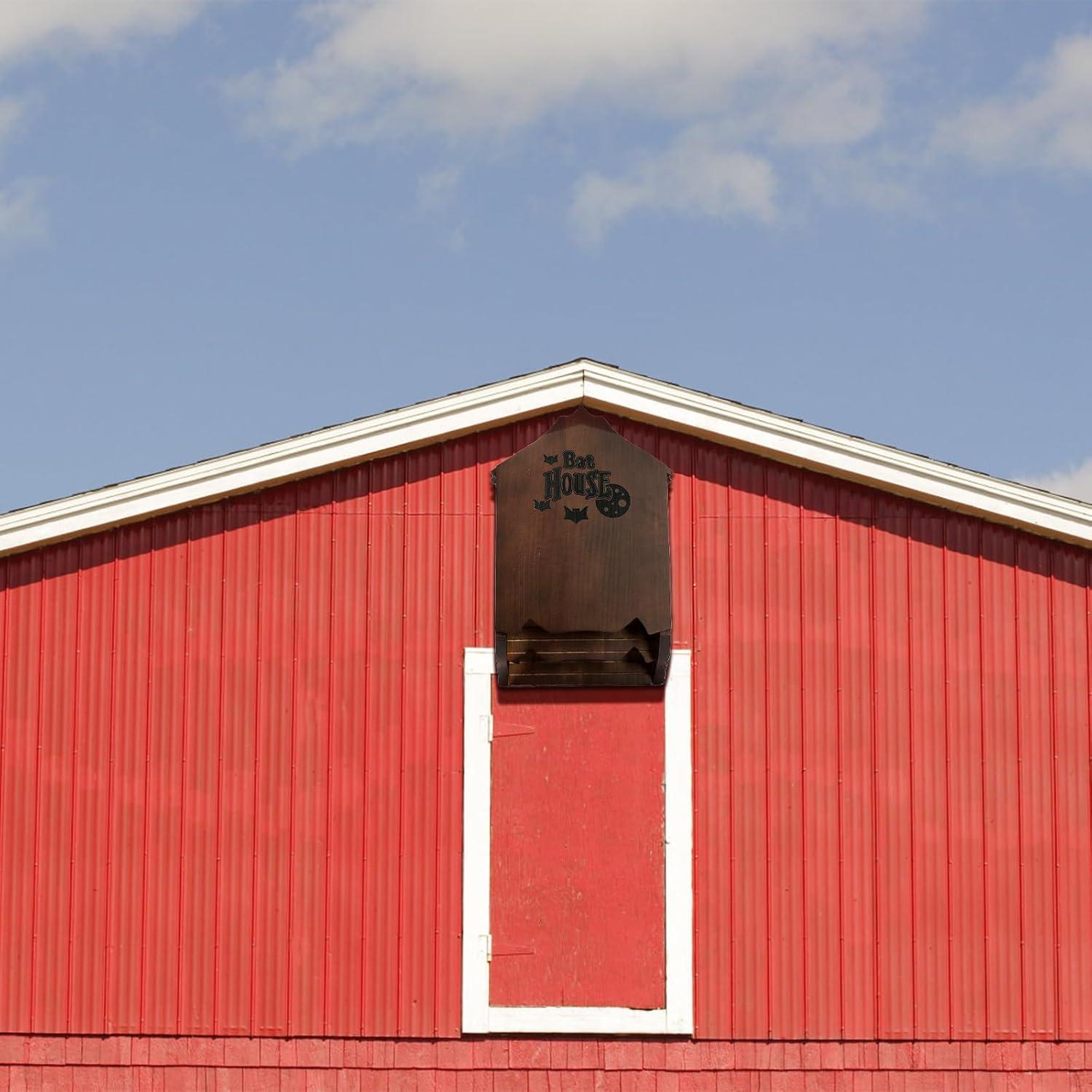 Casa de Murciélagos Mezchi de Madera de Pino para Exteriores