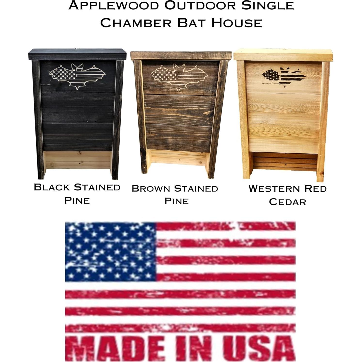 Casa para Murciélagos de Madera Cedar - Applewood Outdoor