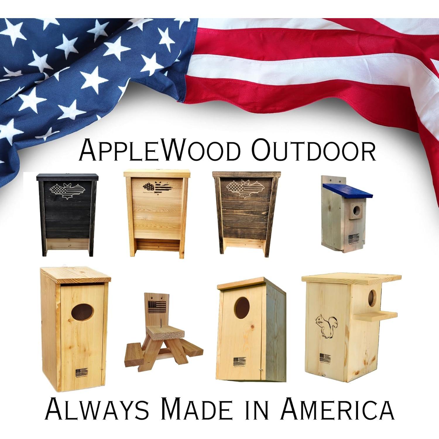 Casa para Murciélagos de Madera Cedar - Applewood Outdoor