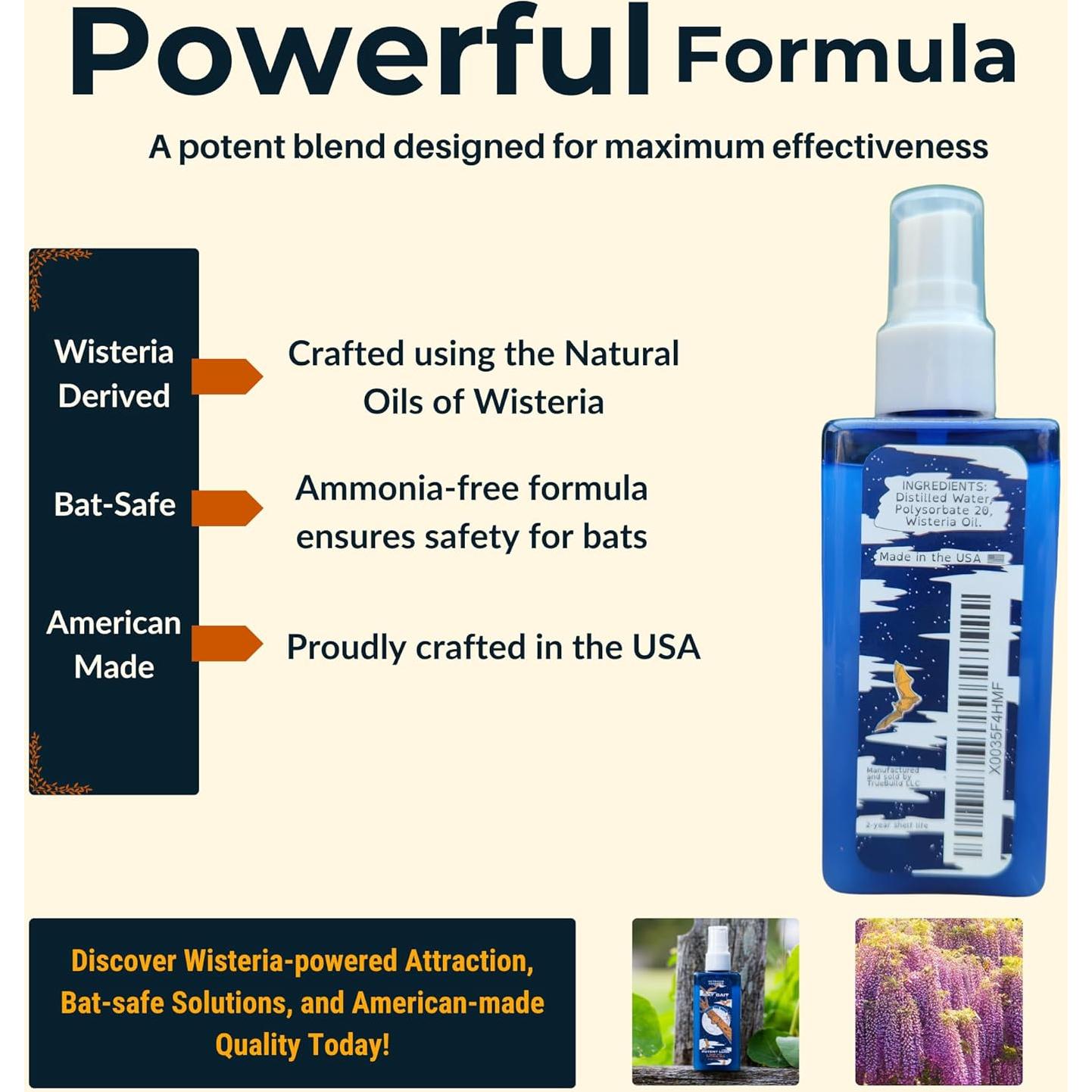 Spray Atractante de Murciélagos 118ml - Outdoor Oddities