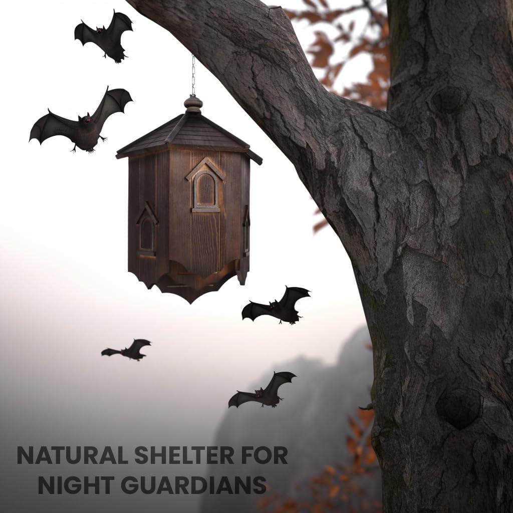 Casa para Murciélagos Ecológica Yiduomile Mediana de Cedro